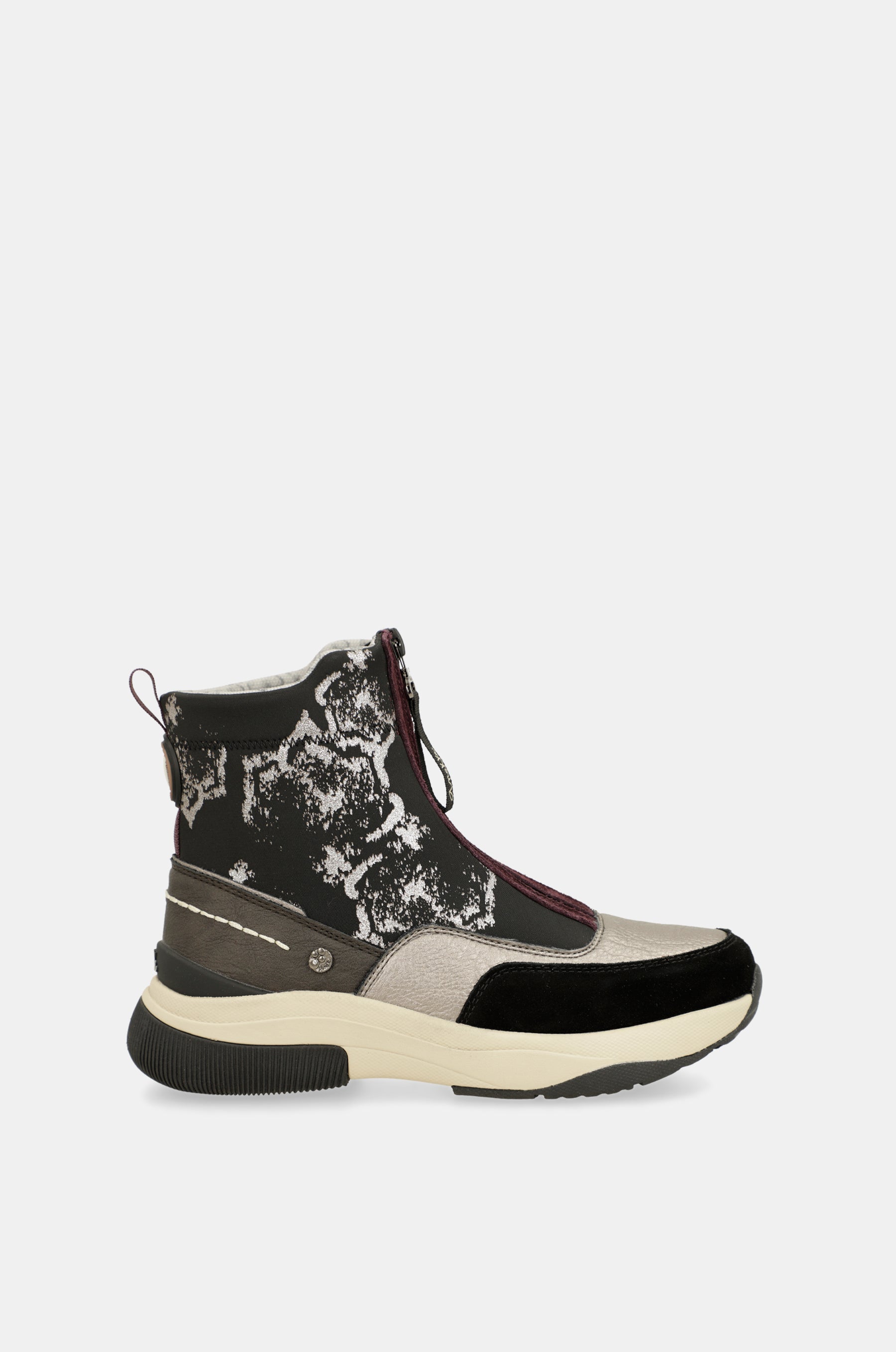 Sport-Booties schwarz metallisch