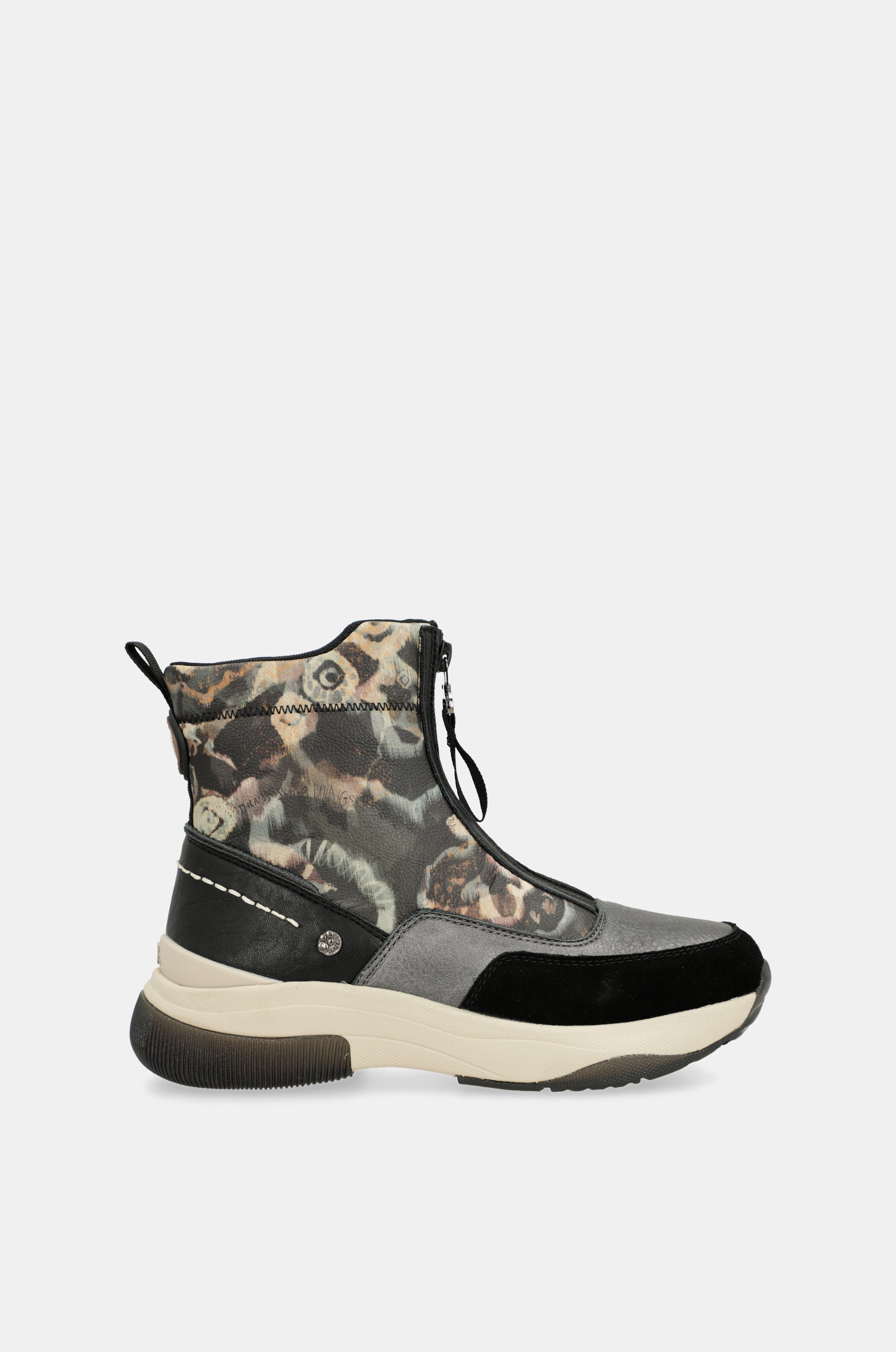 Sport-Booties anthrazit gemustert