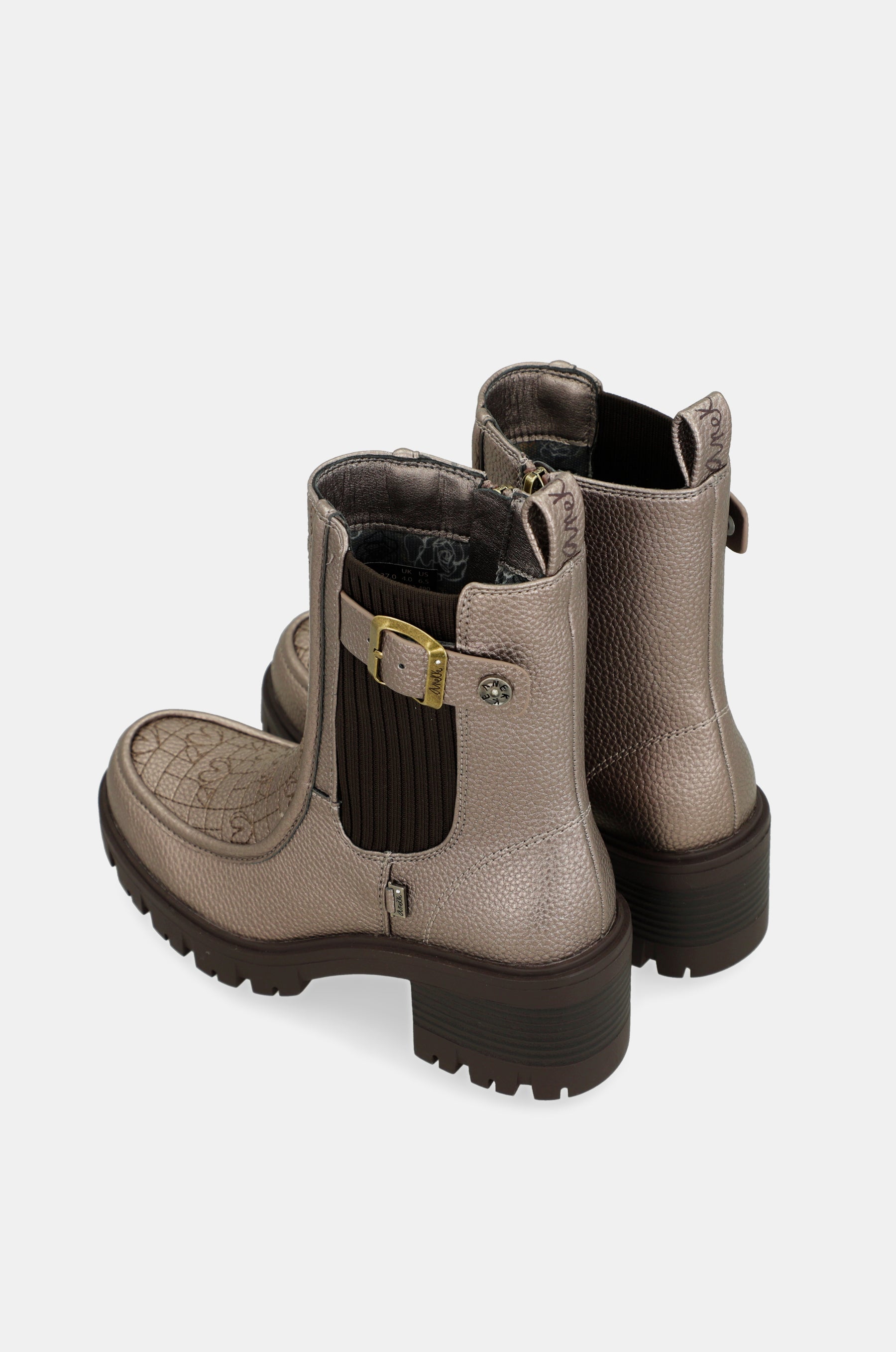Booties gold Studio