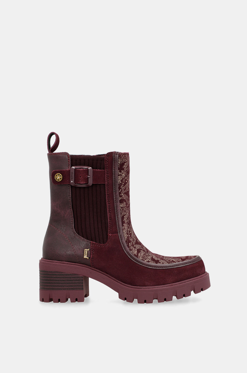 Booties bordeaux Manifesto
