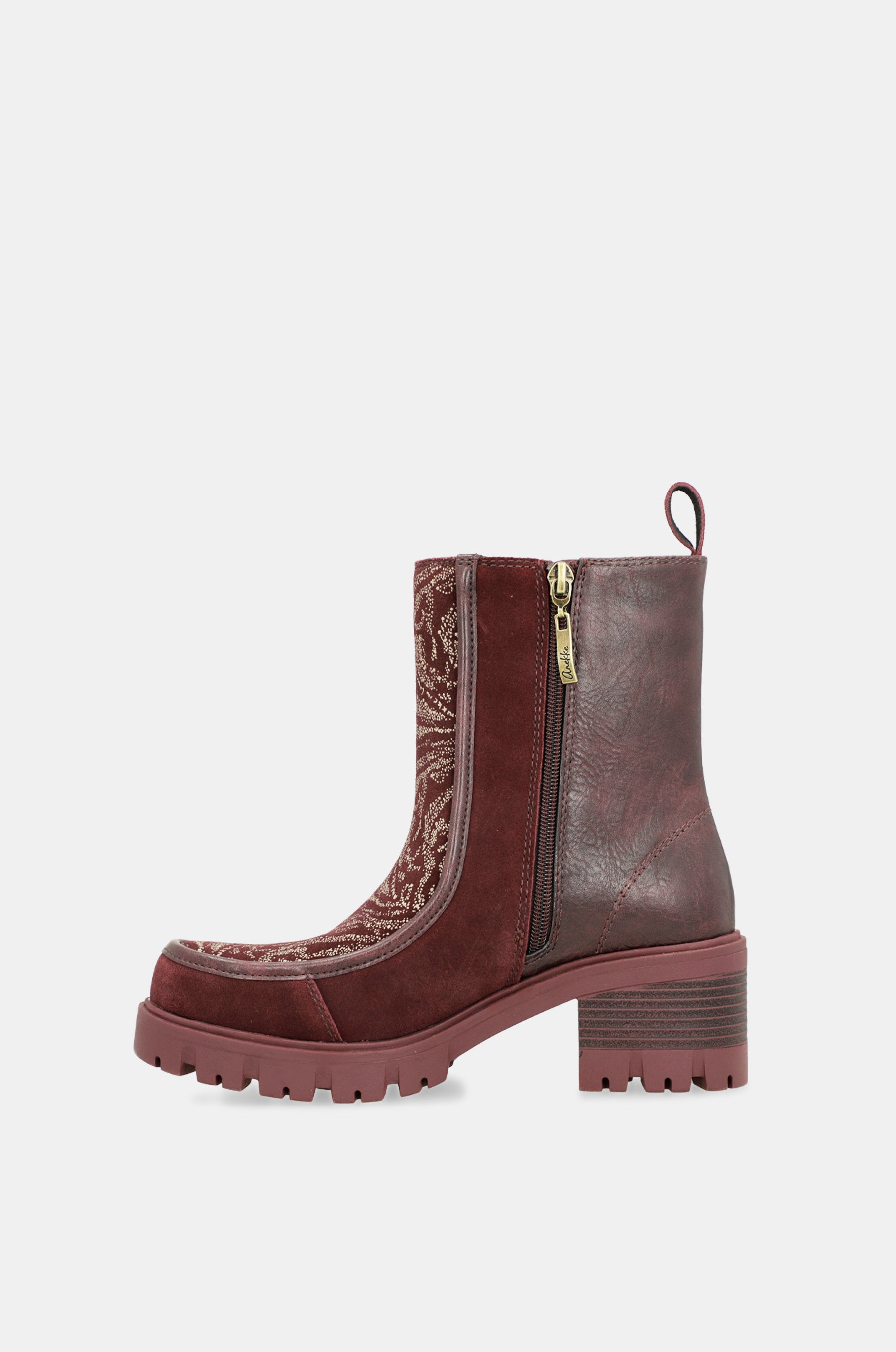 Booties bordeaux Manifesto