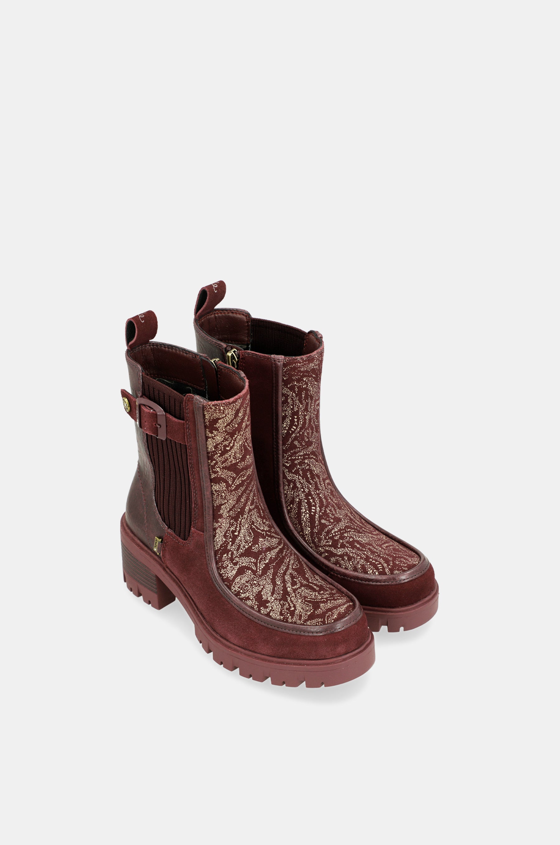 Booties bordeaux Manifesto