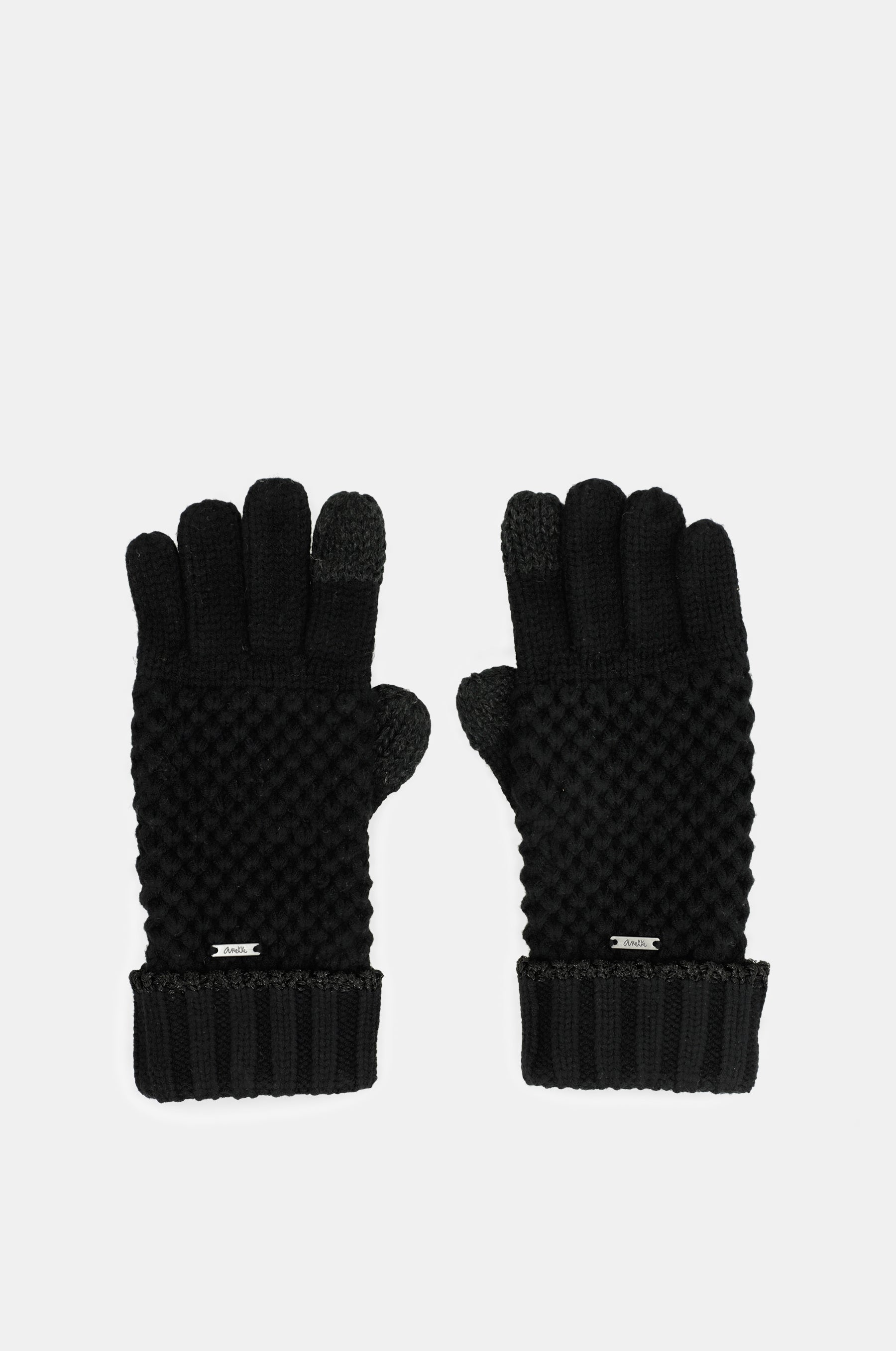 Strickhandschuhe schwarz