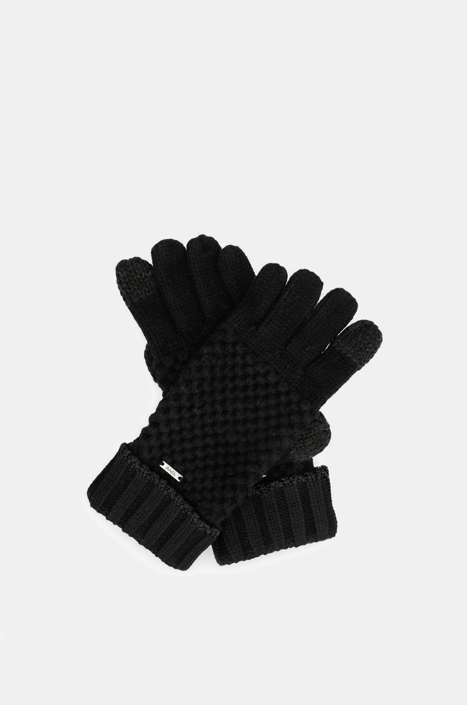 Strickhandschuhe schwarz