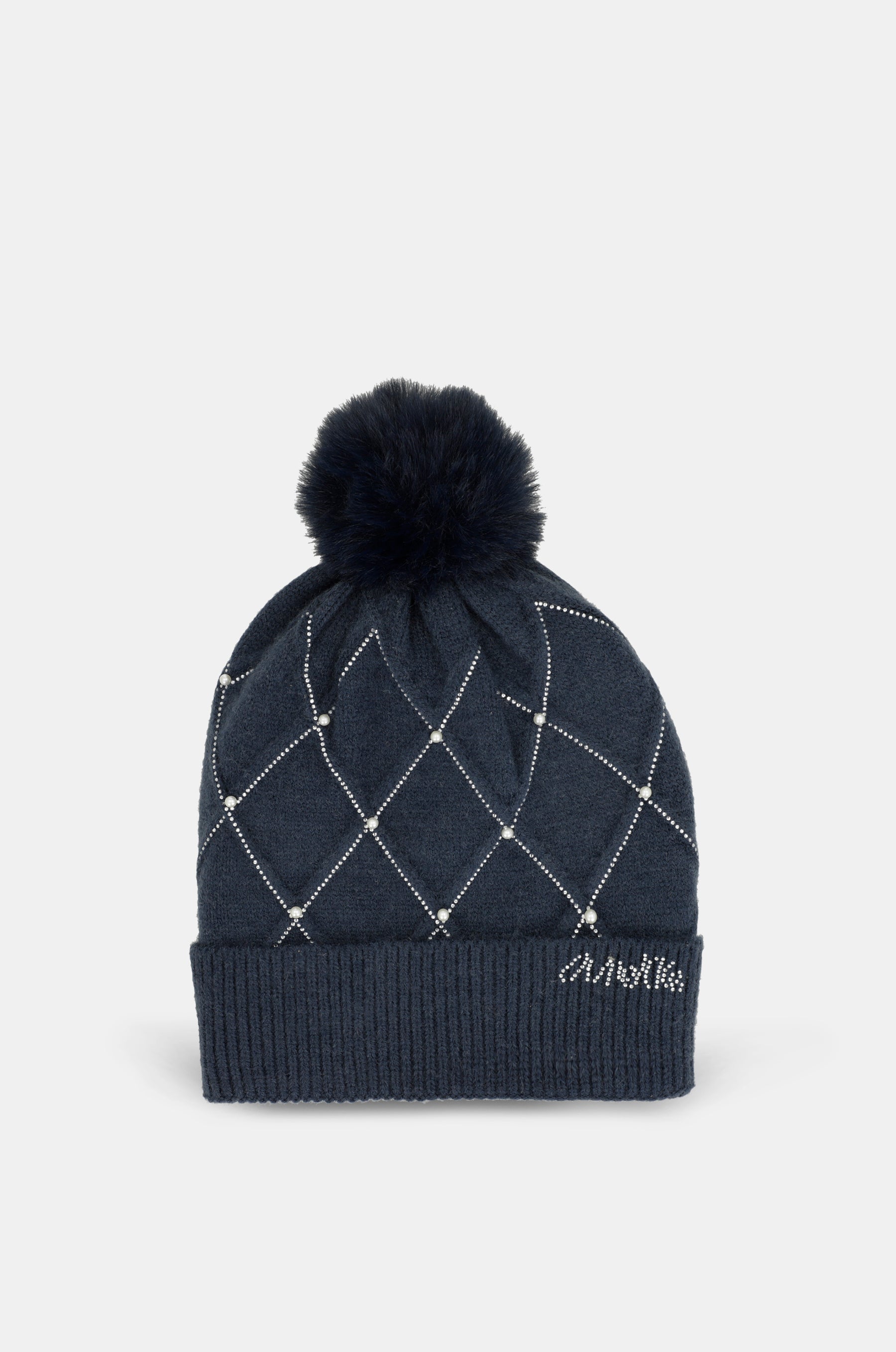 Strickmütze marineblau