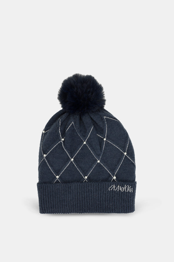 Strickmütze marineblau