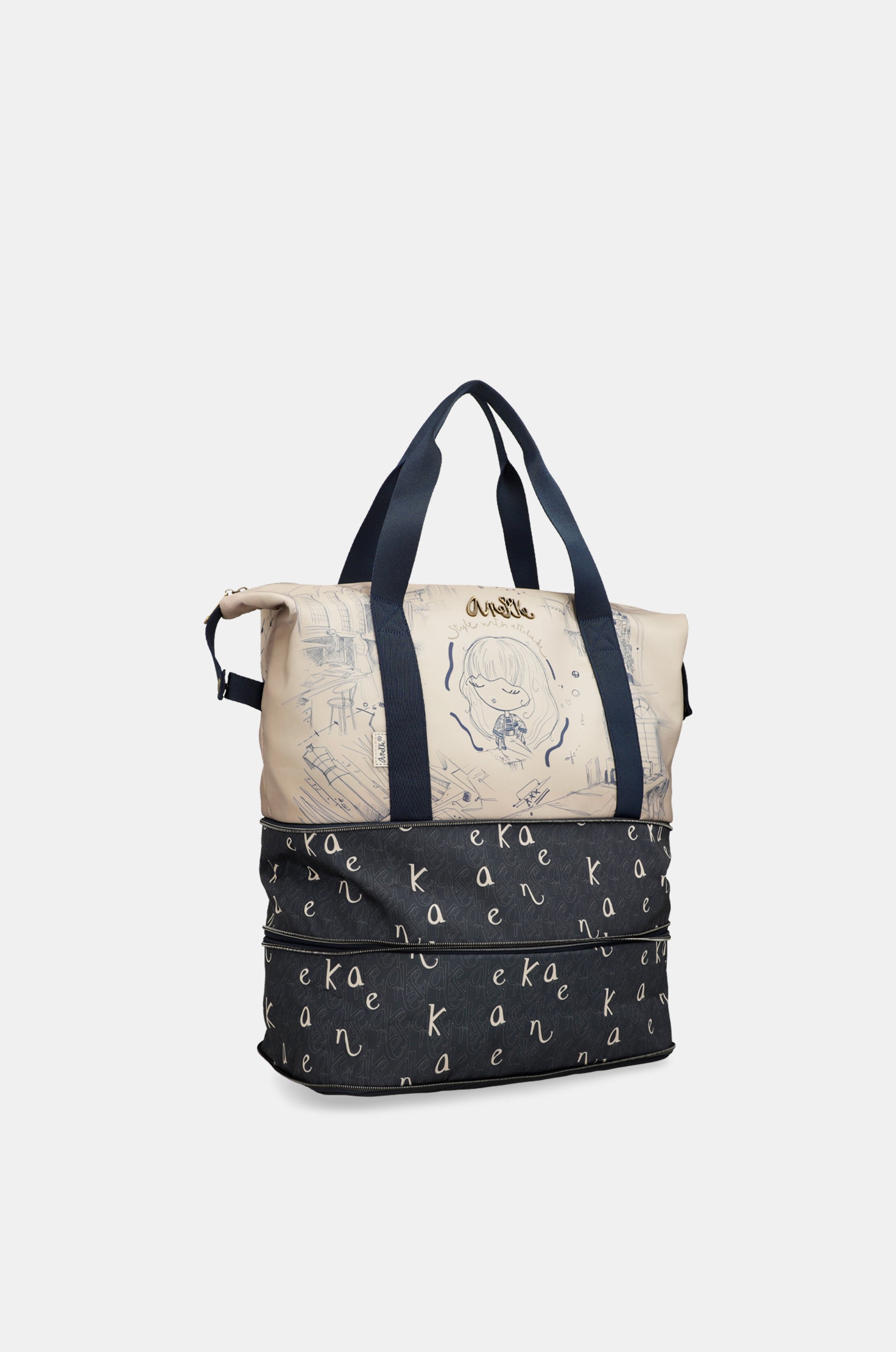 Reisetasche vergrößerbar