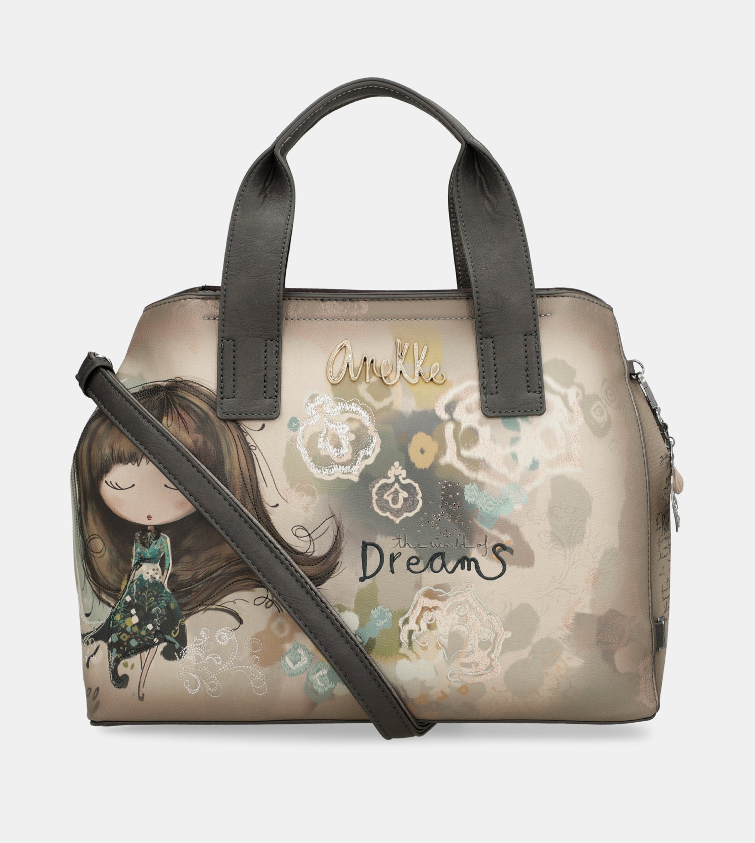 Handtasche mit Umhängeriemen Real
