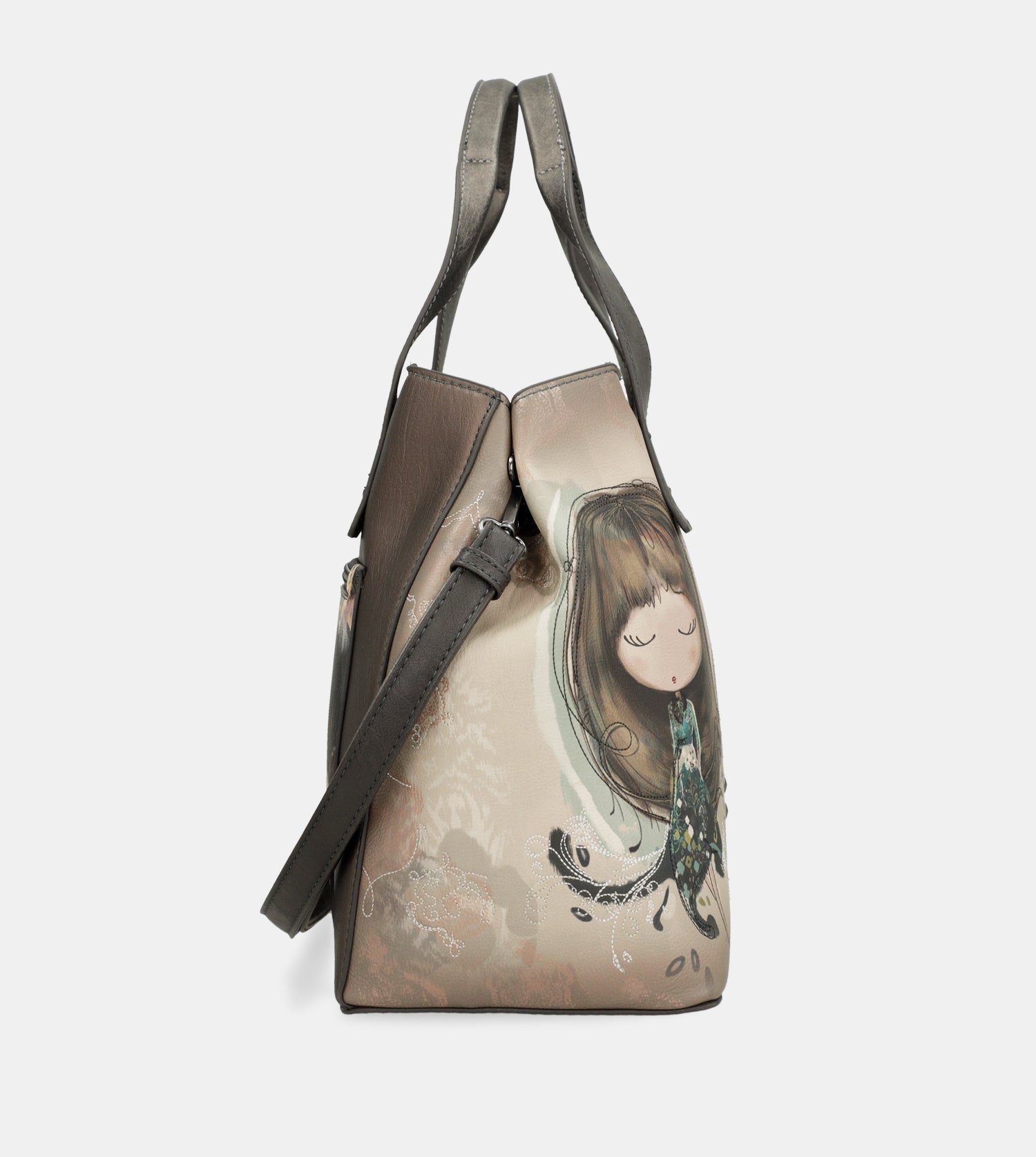 Handtasche mit Umhängeriemen Real