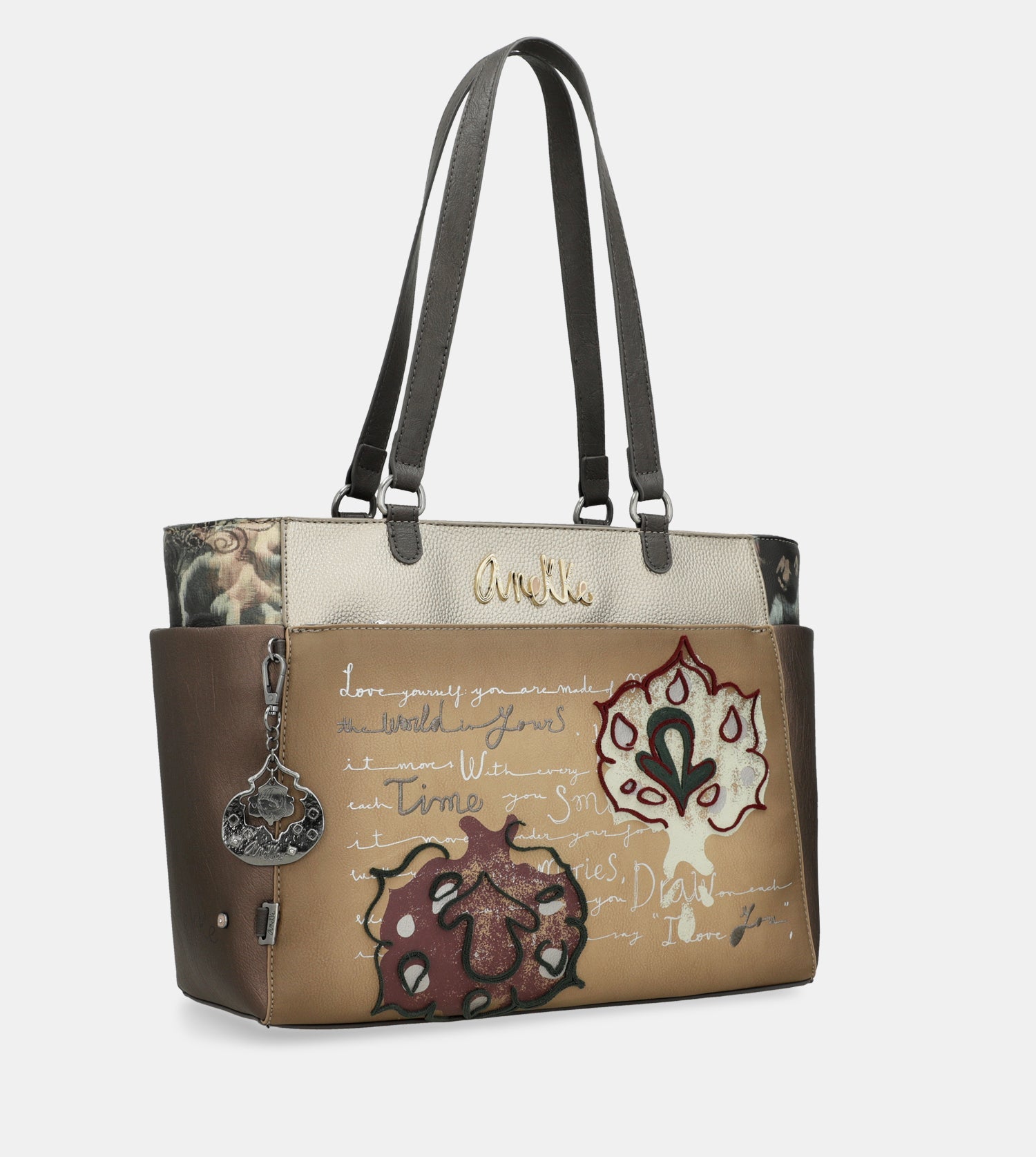 Schultertasche Manifesto groß