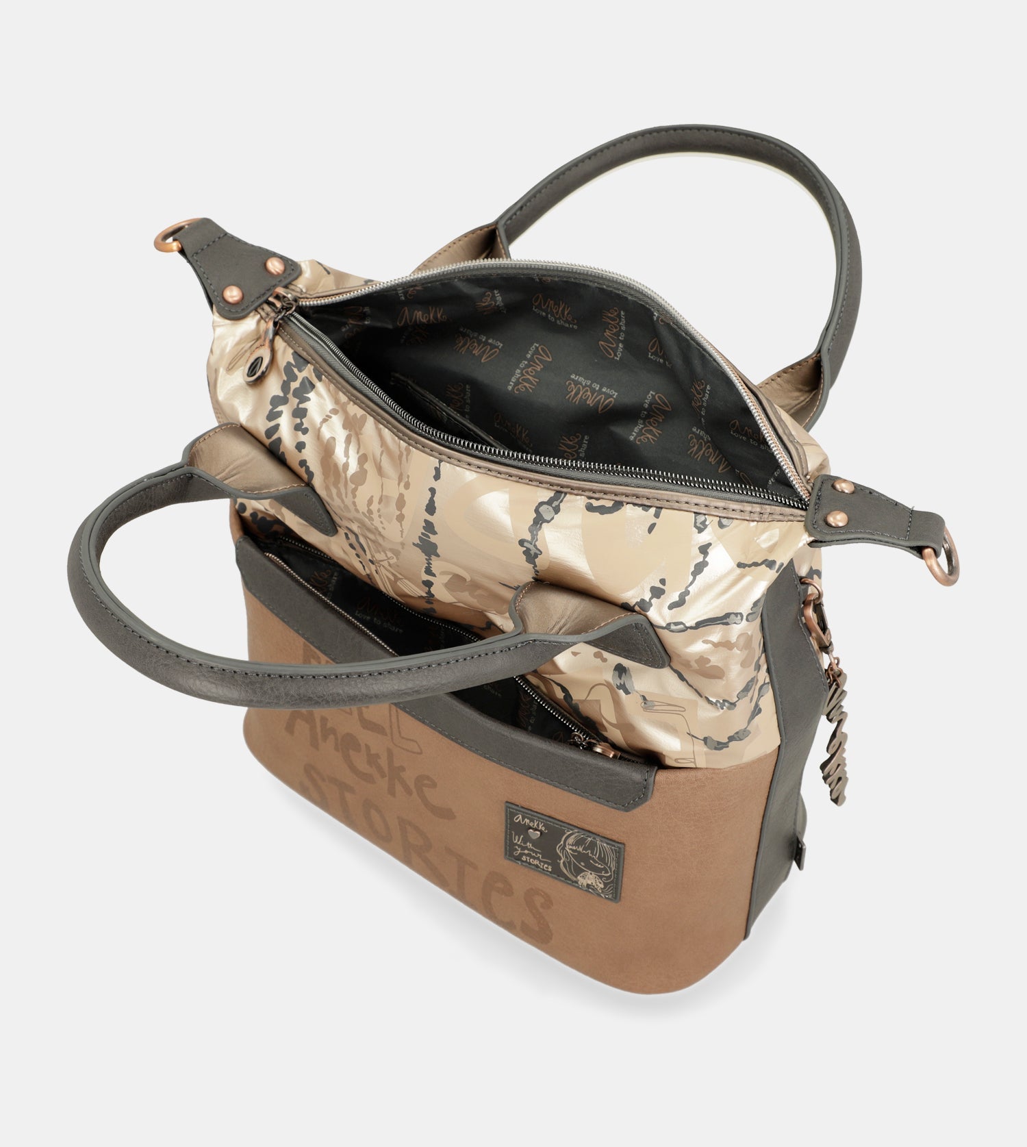 Henkeltasche mit Umhängeriemen Intentions