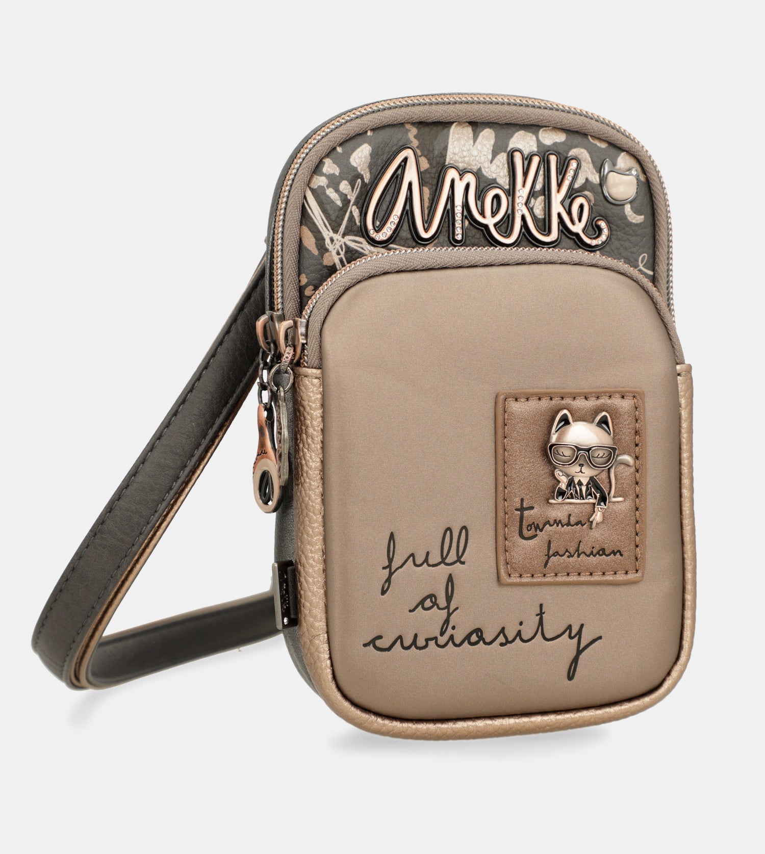 Mini Umhängetasche mit Steckfach Intentions