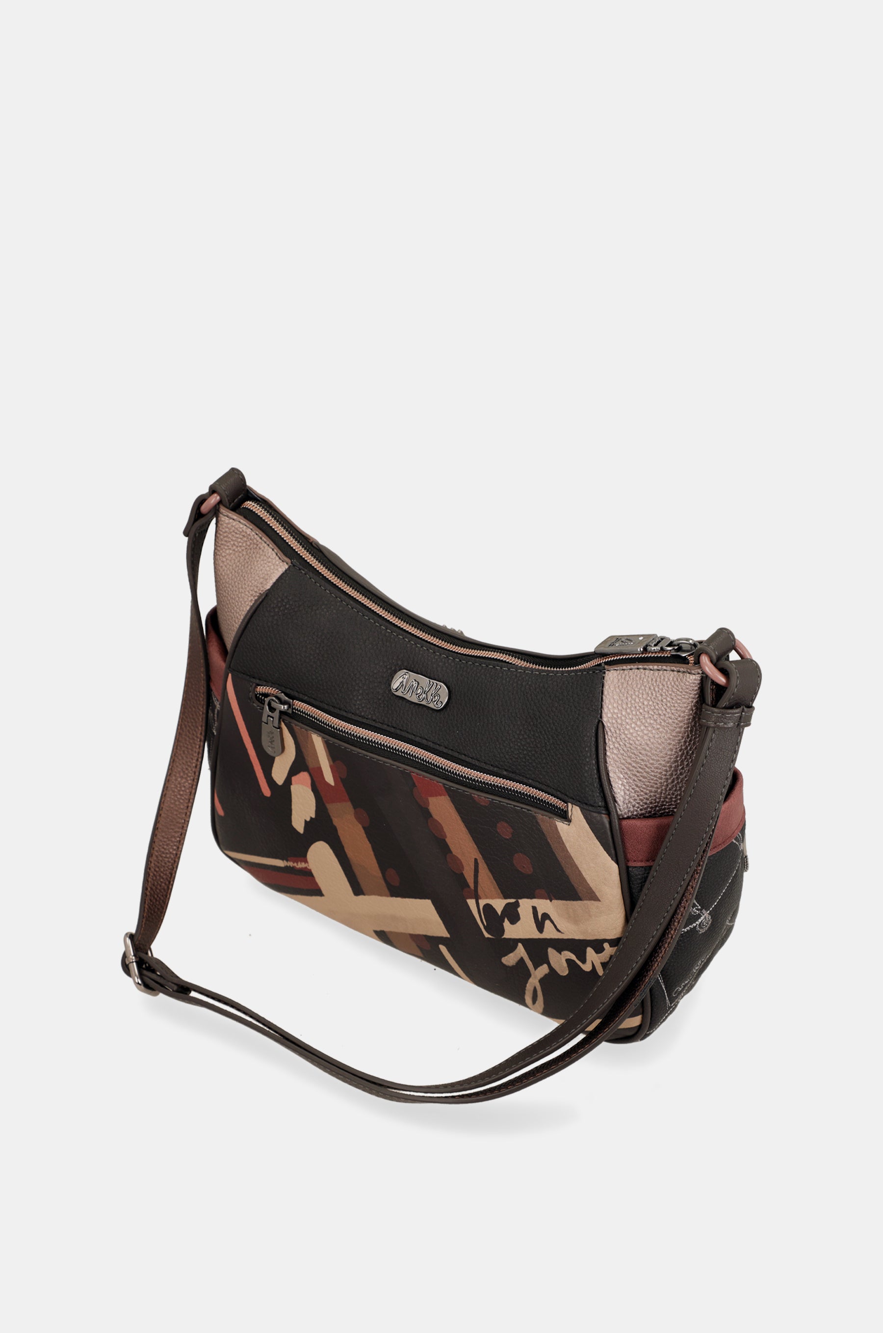 Schultertasche mit Umhängeriemen Mademoiselle groß