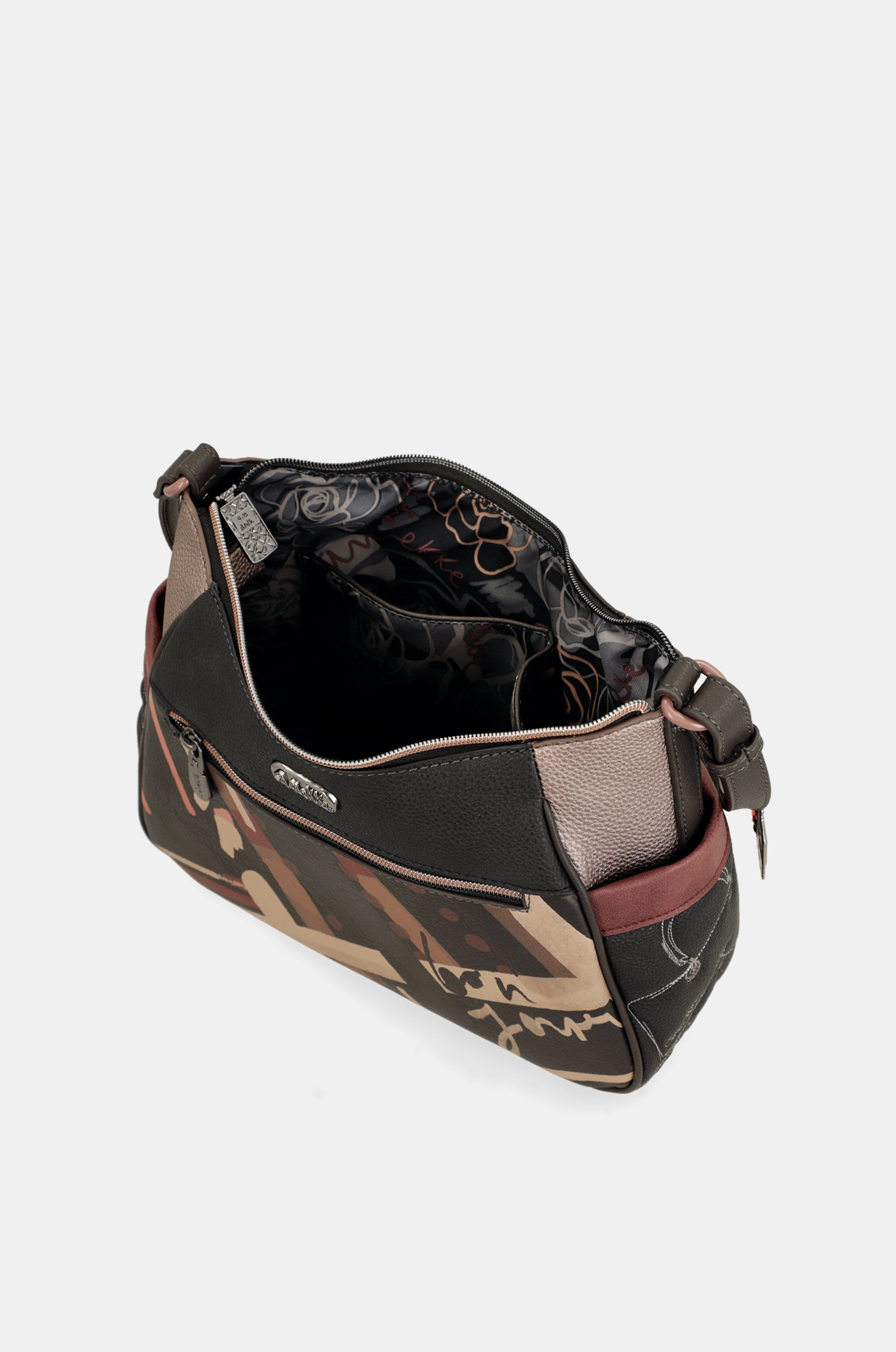 Schultertasche mit Umhängeriemen Mademoiselle groß