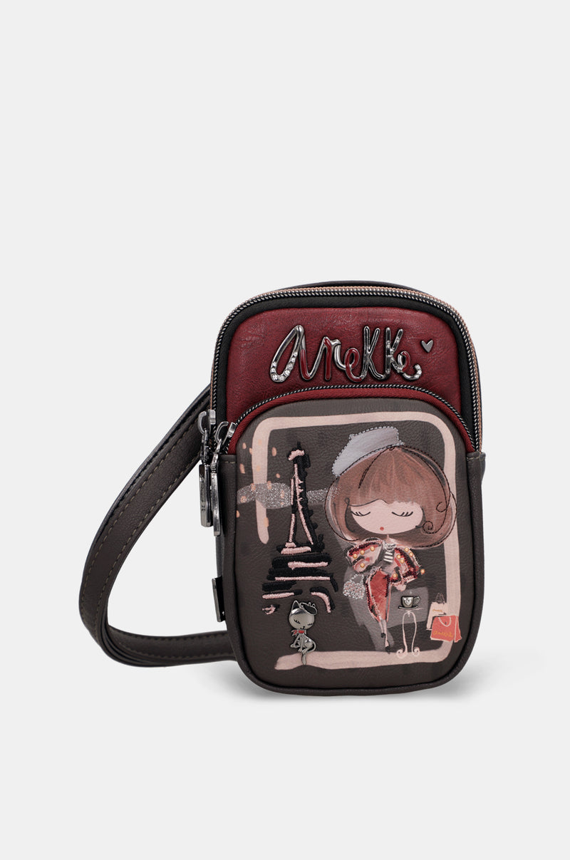 Mini Umhängetasche mit Steckfach Mademoiselle