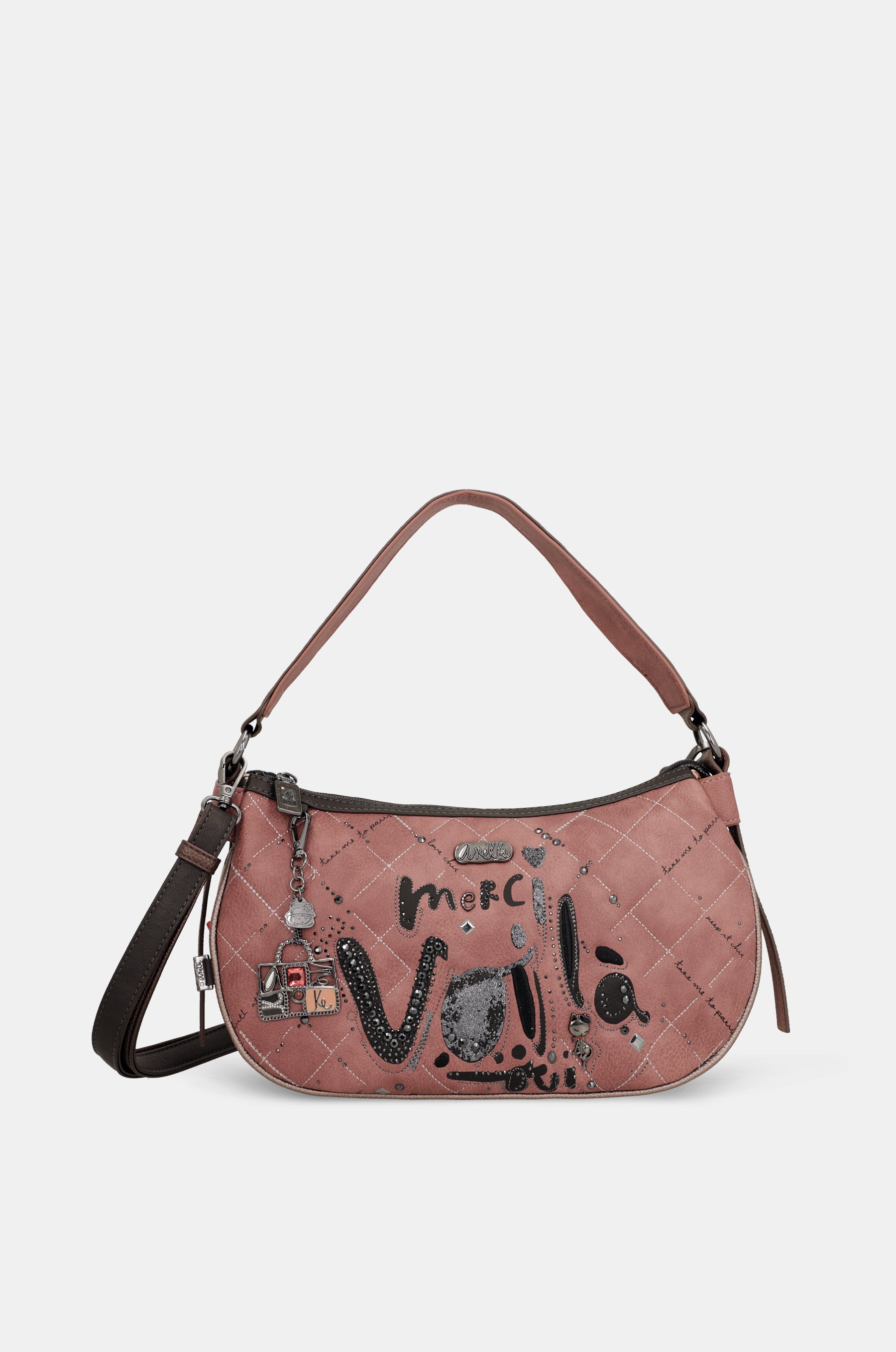Schultertasche oval Parisian