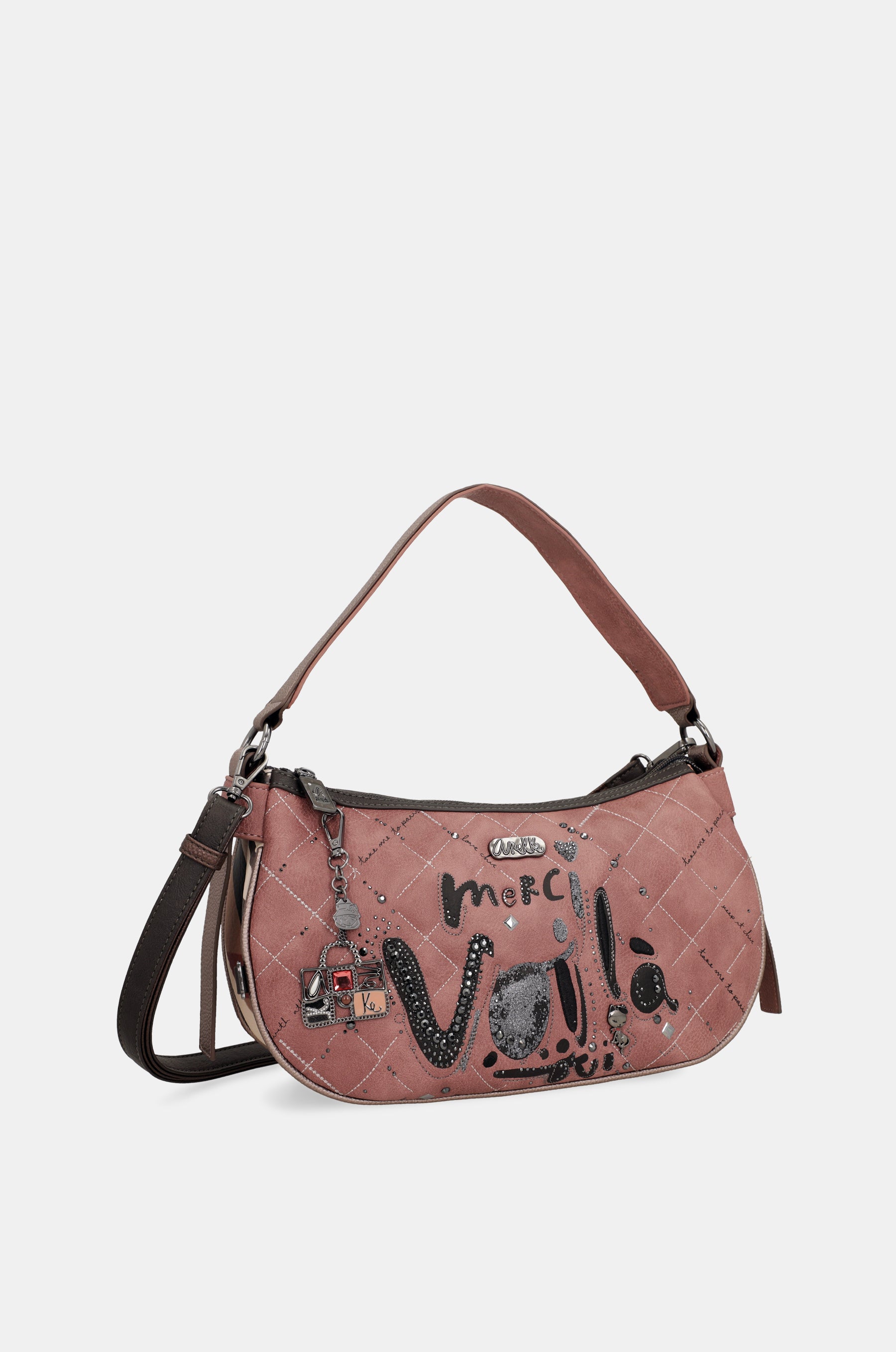 Schultertasche oval Parisian