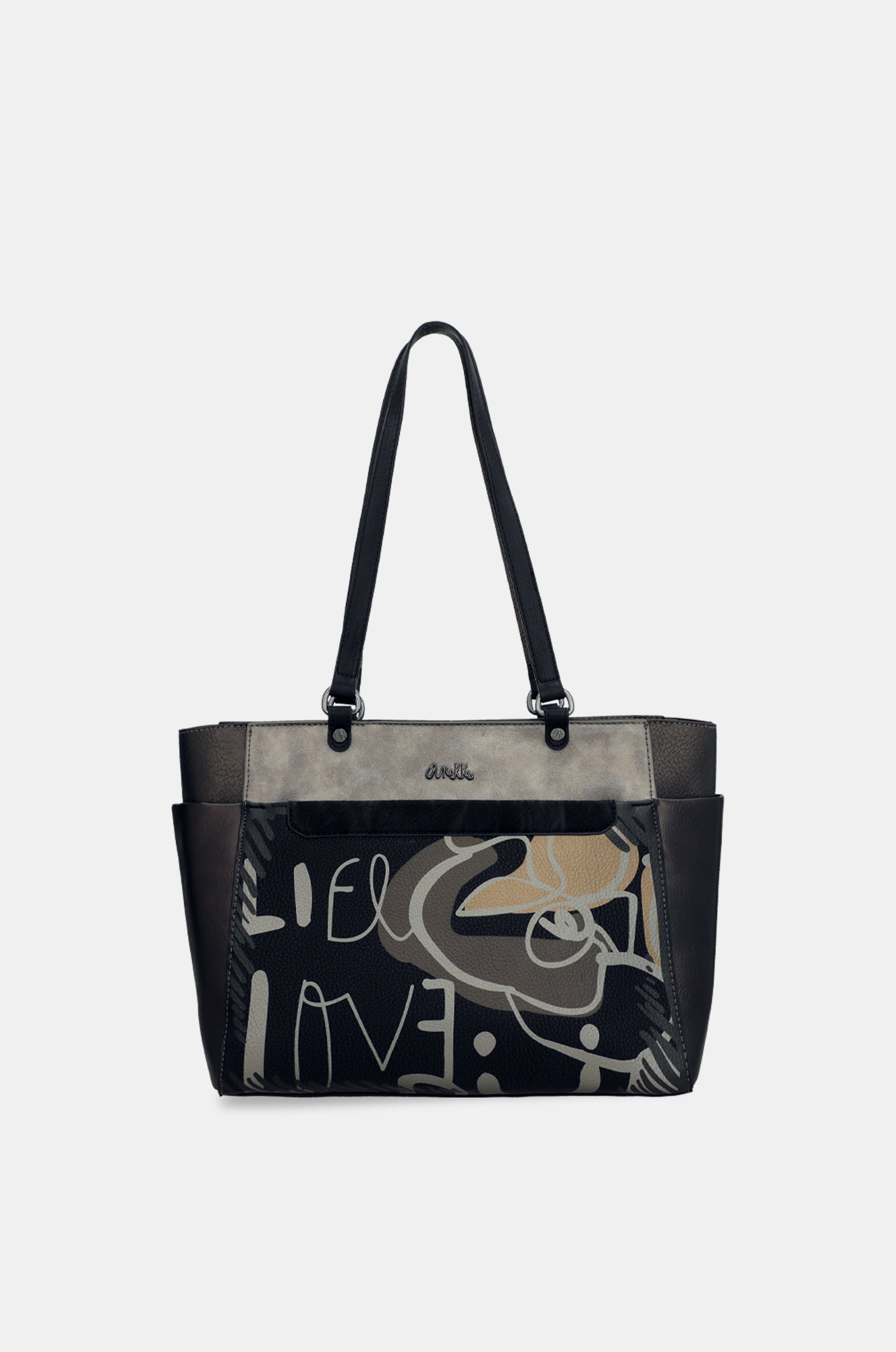 Schultertasche Nature Koko groß