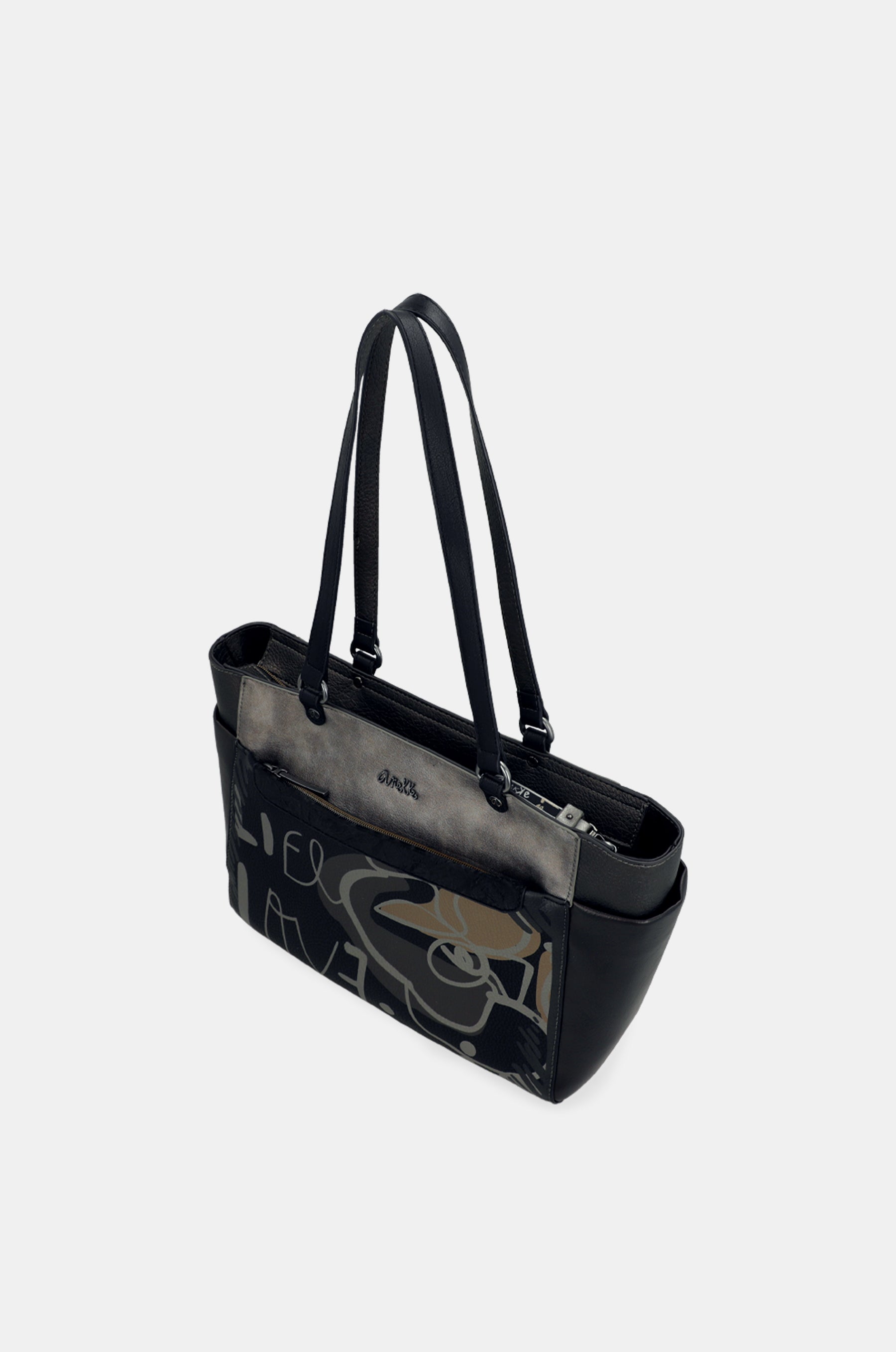 Schultertasche Nature Koko groß