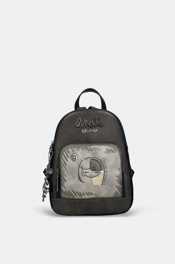 Rucksack mit 3 Fächern Nature Koko