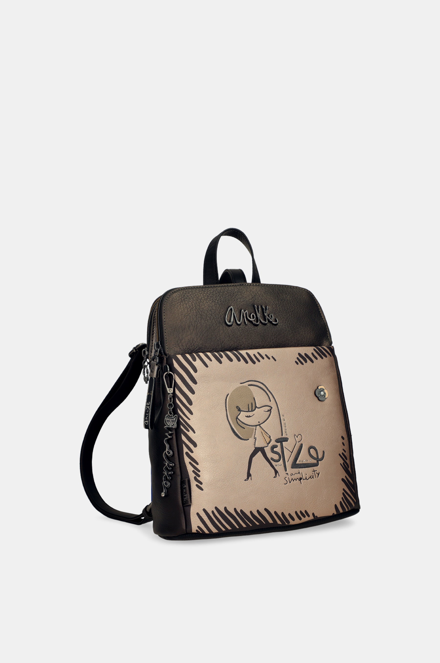 Rucksack mit Dreifachfach Nature Koko