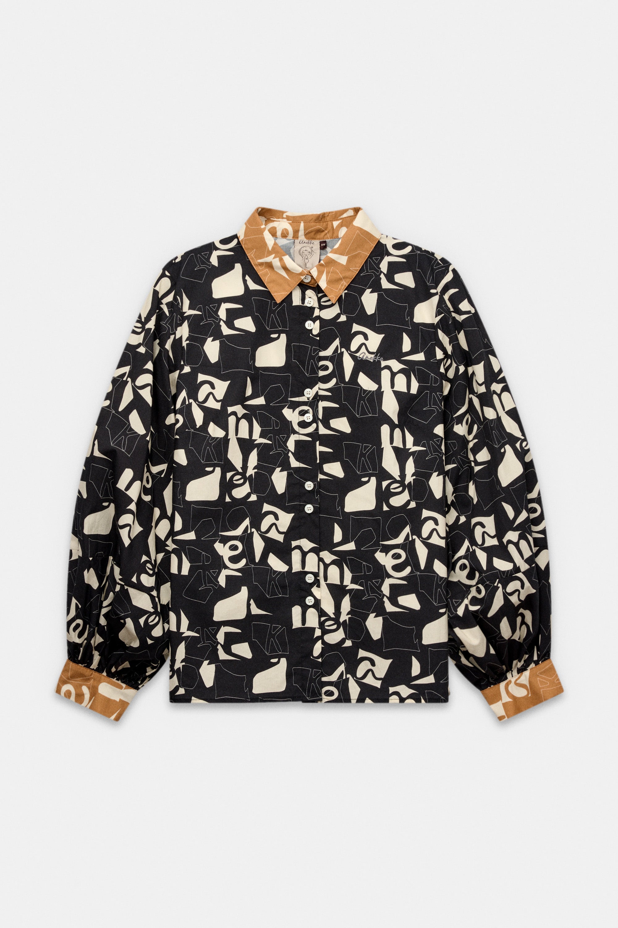 Langärmliges gemustertes Hemd Bloom