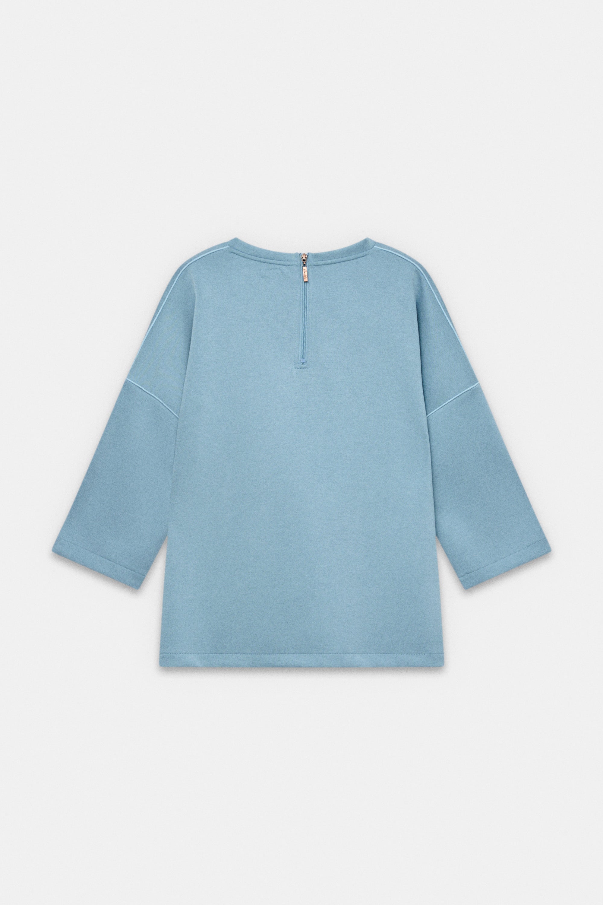 Kurzärmliges Sweatshirt blau