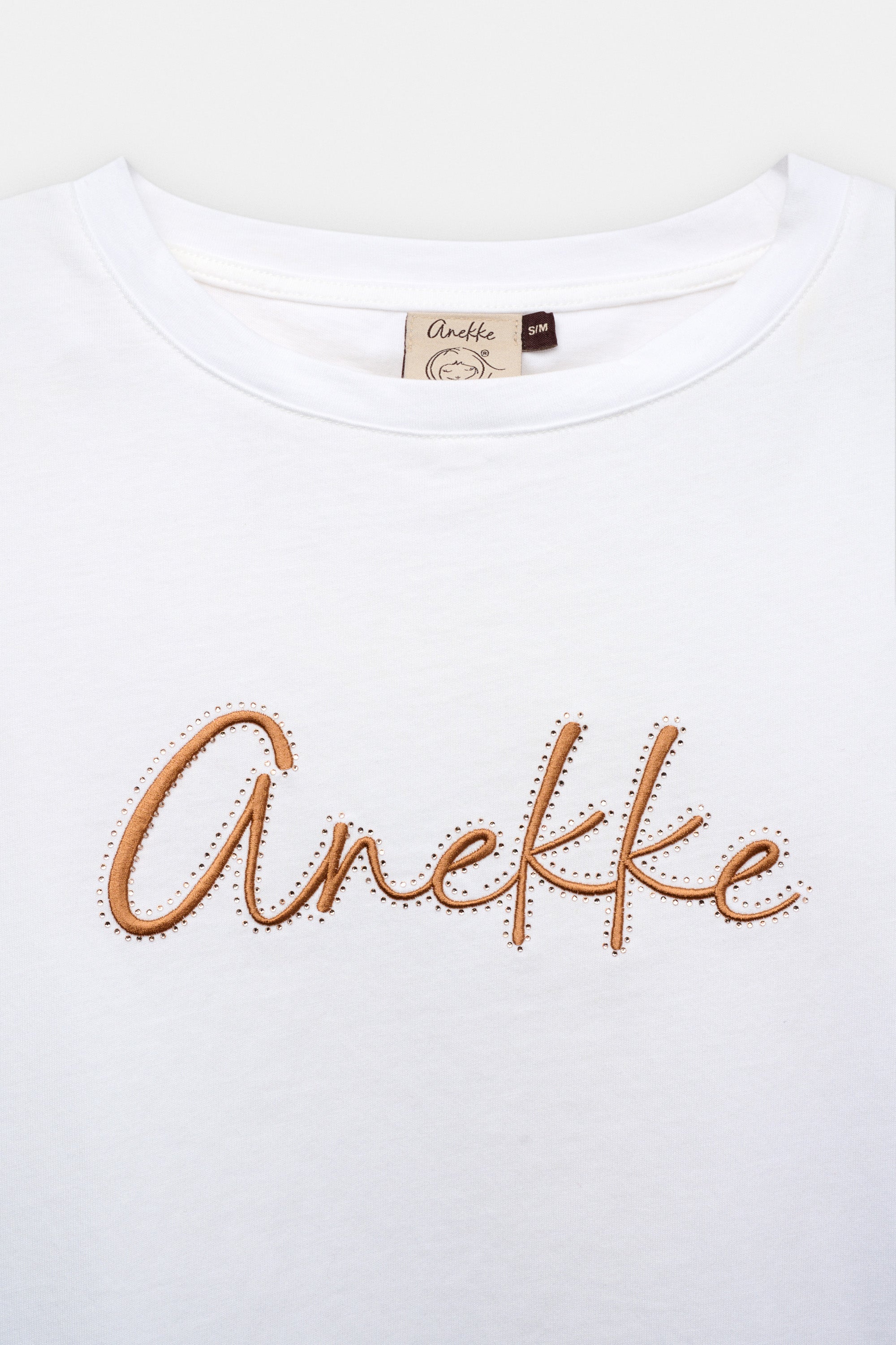 Weißes Kurzarm-T-Shirt