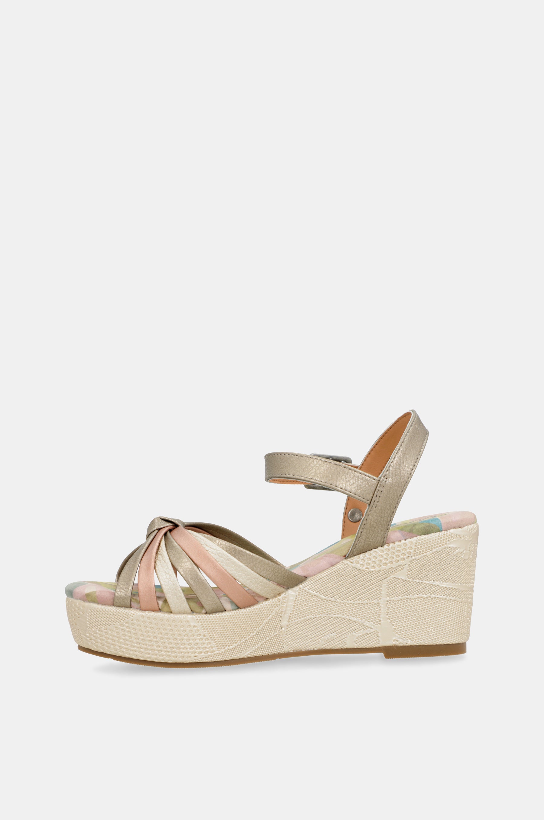 Bedruckte Bloom Kreuzsandalen