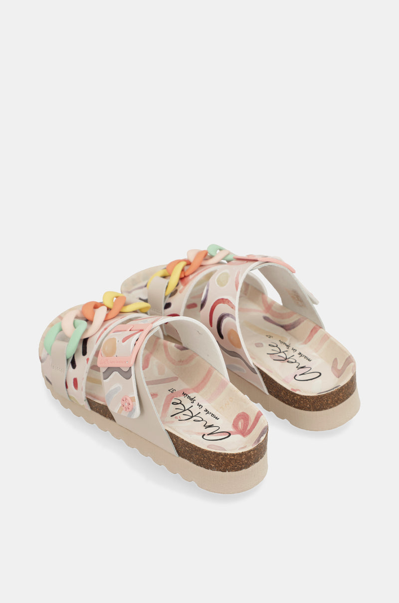 Olympia Bio-Sandalen mit Kettengliedern