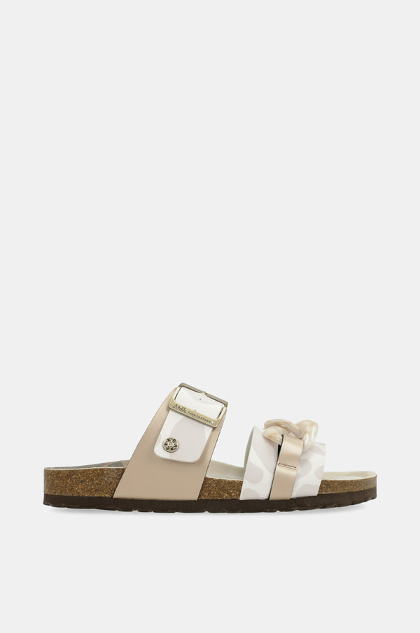 Beige Gaia Bio-Sandalen