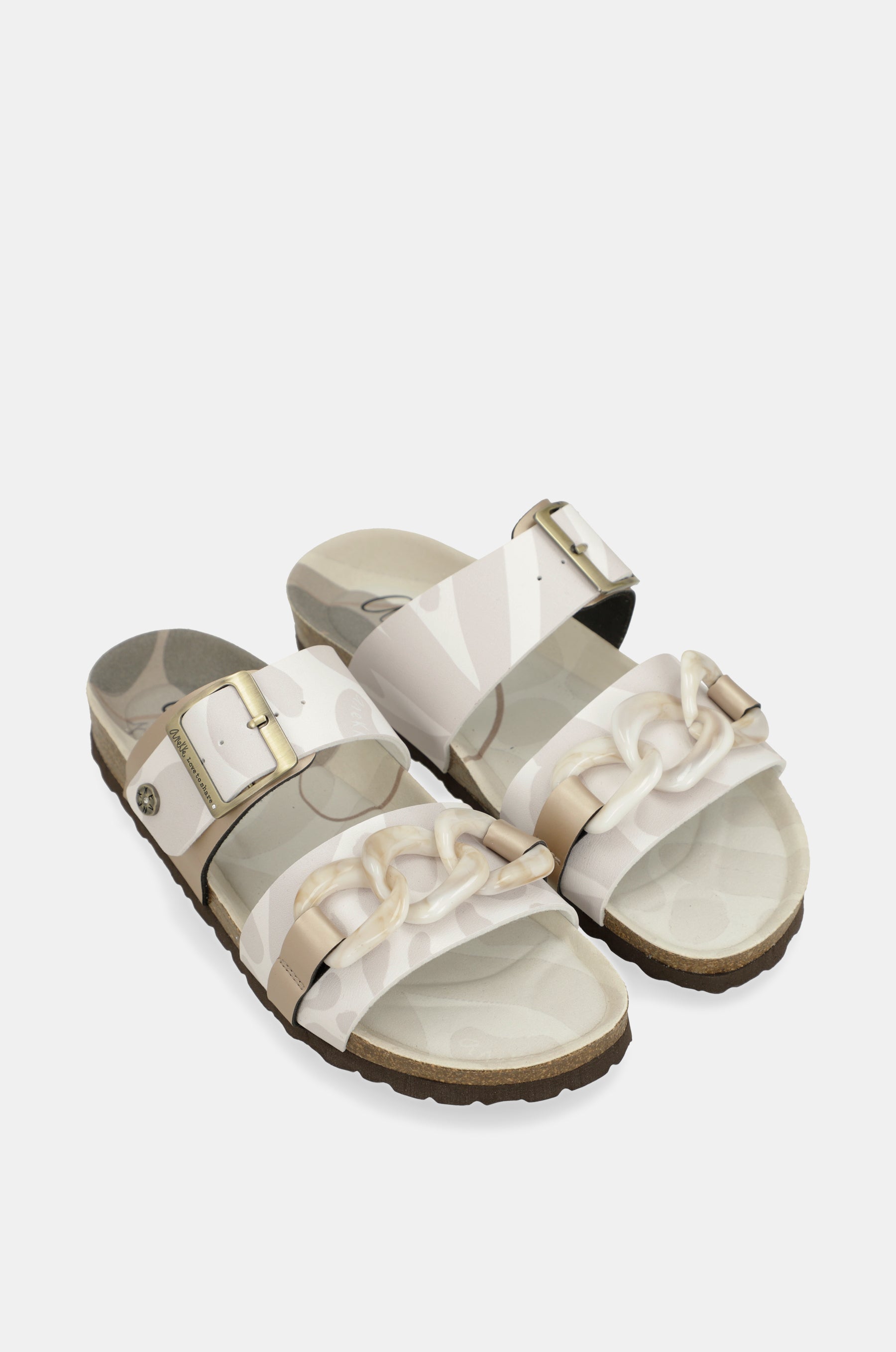 Beige Gaia Bio-Sandalen