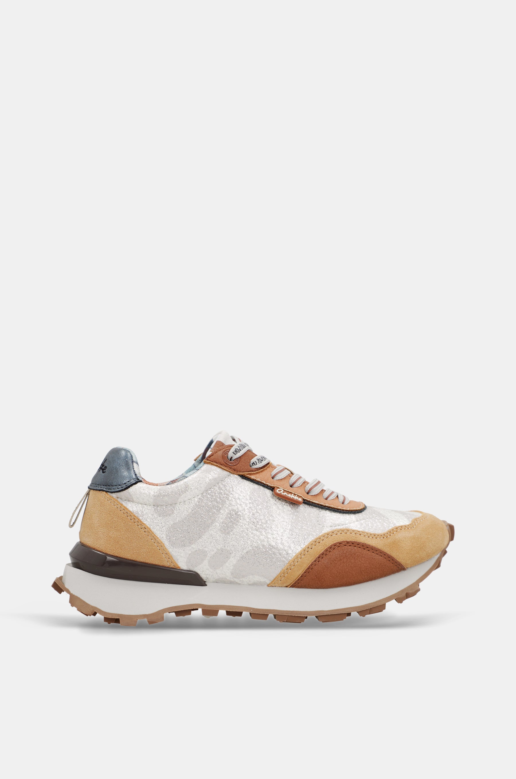 Beige-orange Sneaker