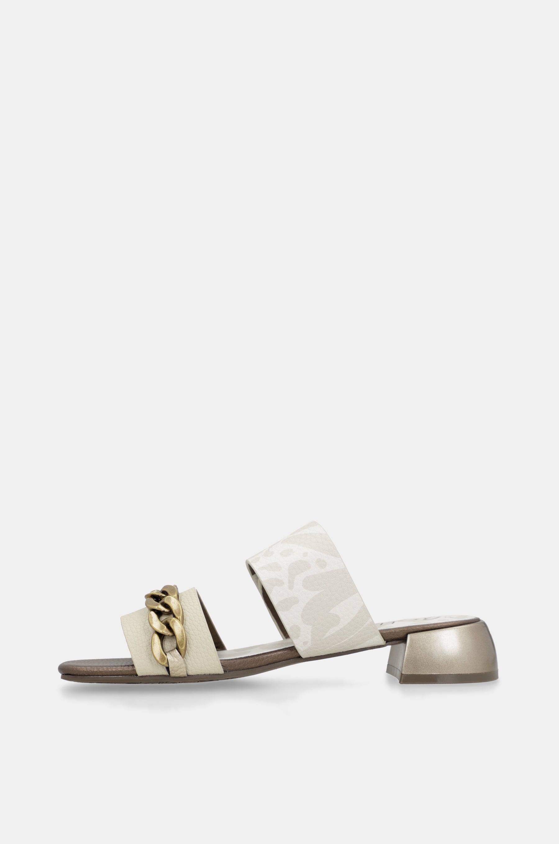 Gaia Sandalen mit Absatz und Kettengliedern