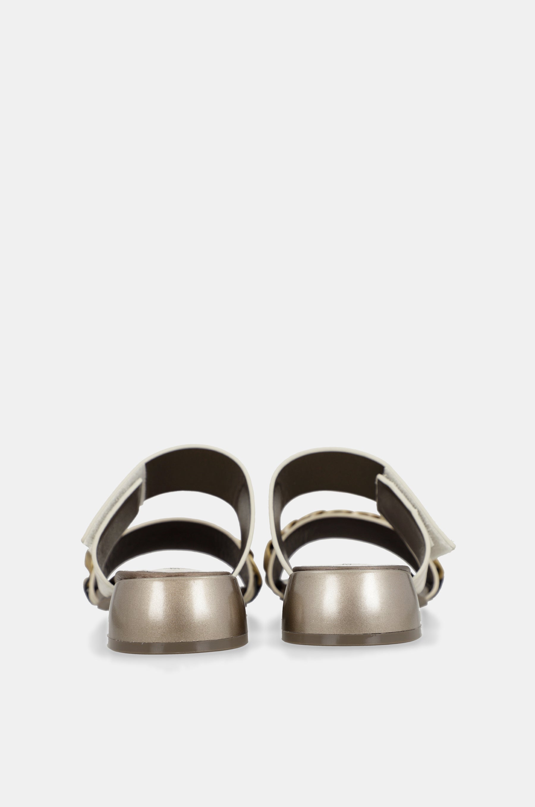 Gaia Sandalen mit Absatz und Kettengliedern