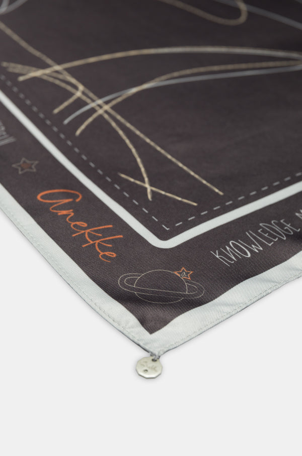 Halstuch Auralis-Print quadratisch