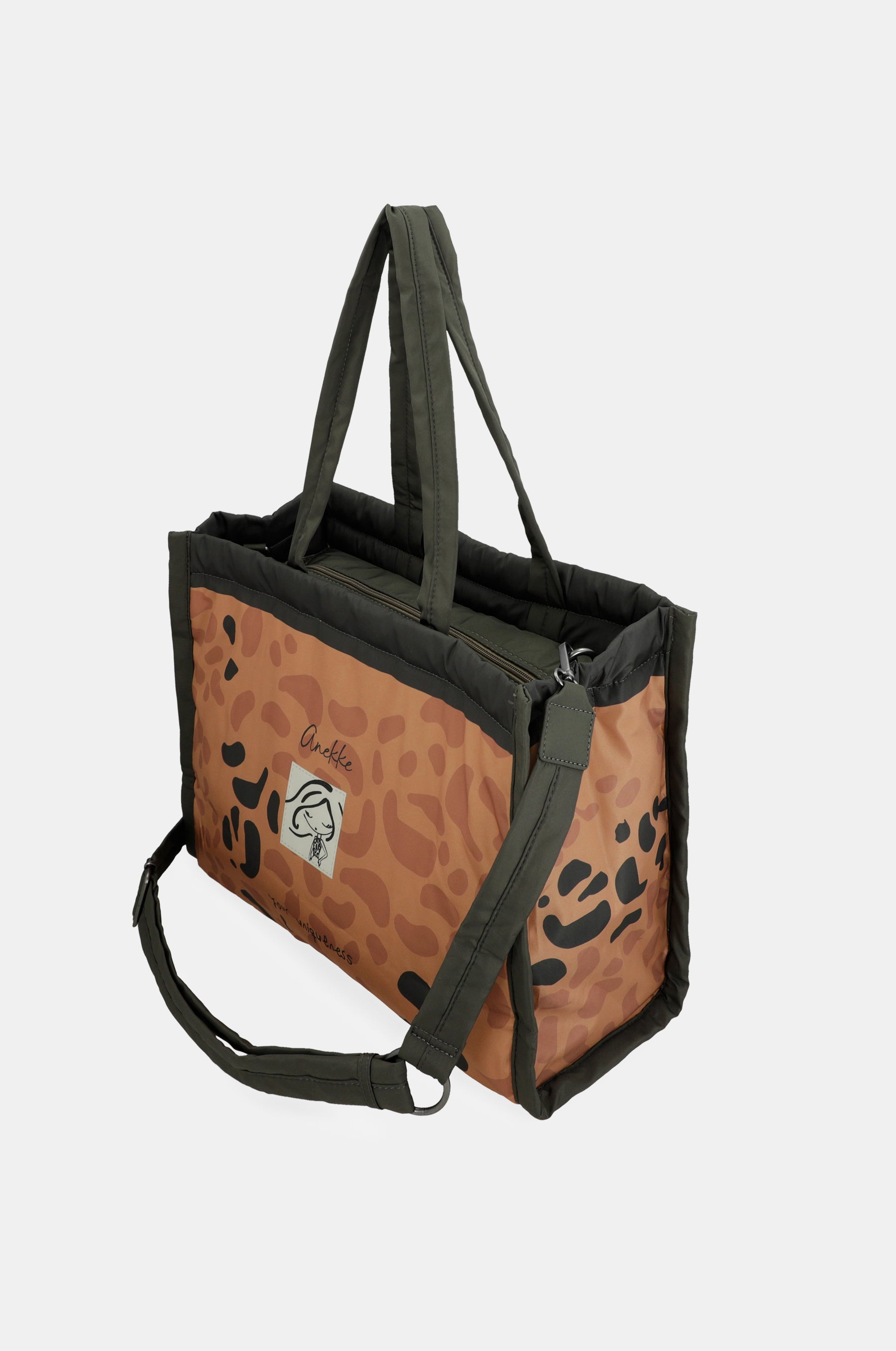 Gepolsterte Strandtasche (fliesenfarben)