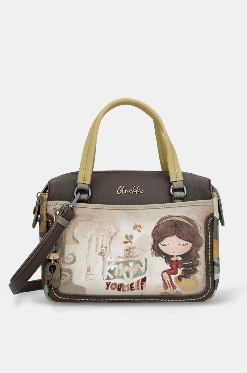 Tasche mit kurzem Griff und Umhängeriemen Muse