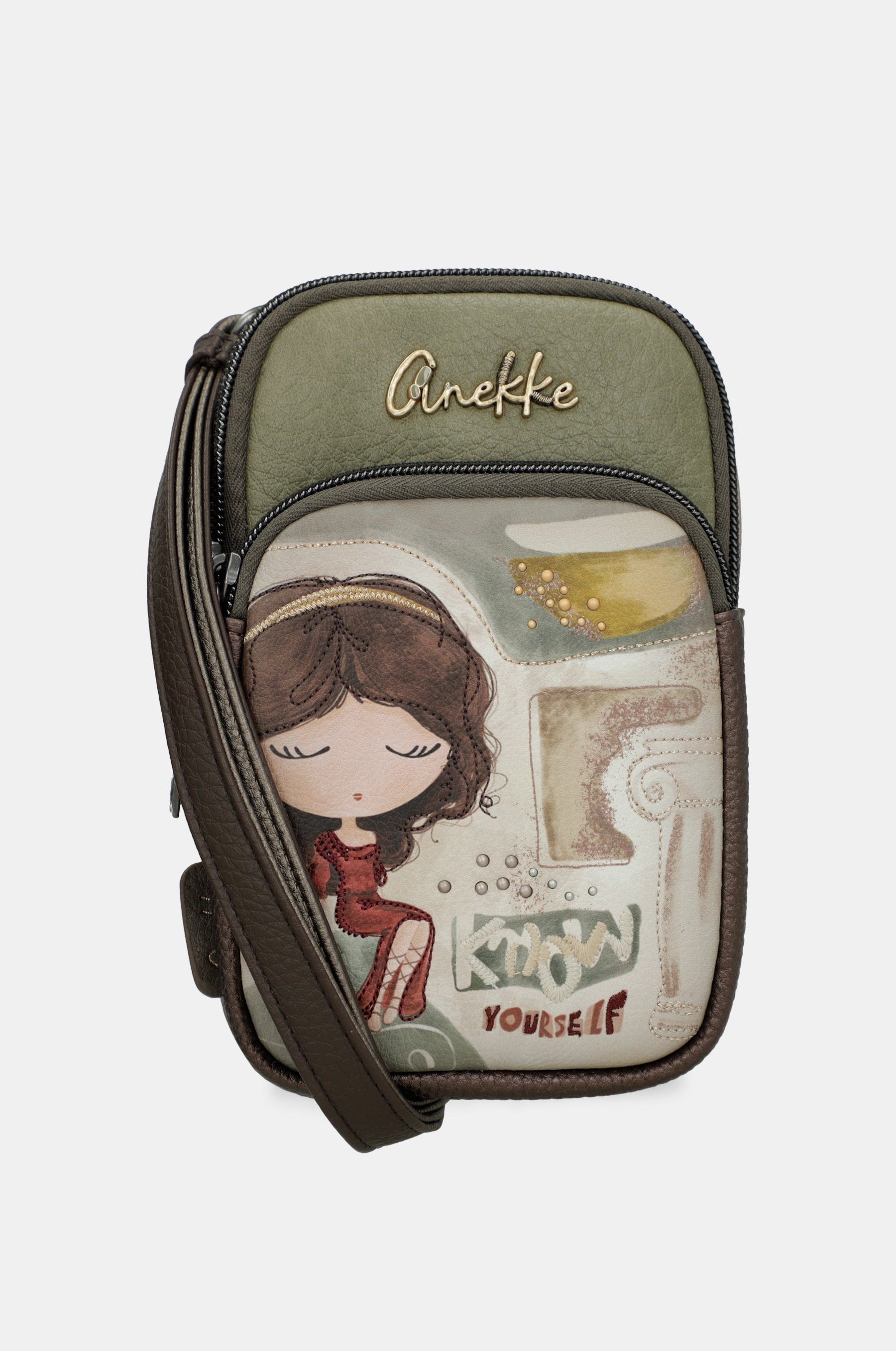 Mini Umhängetasche mit Vorderfach Muse