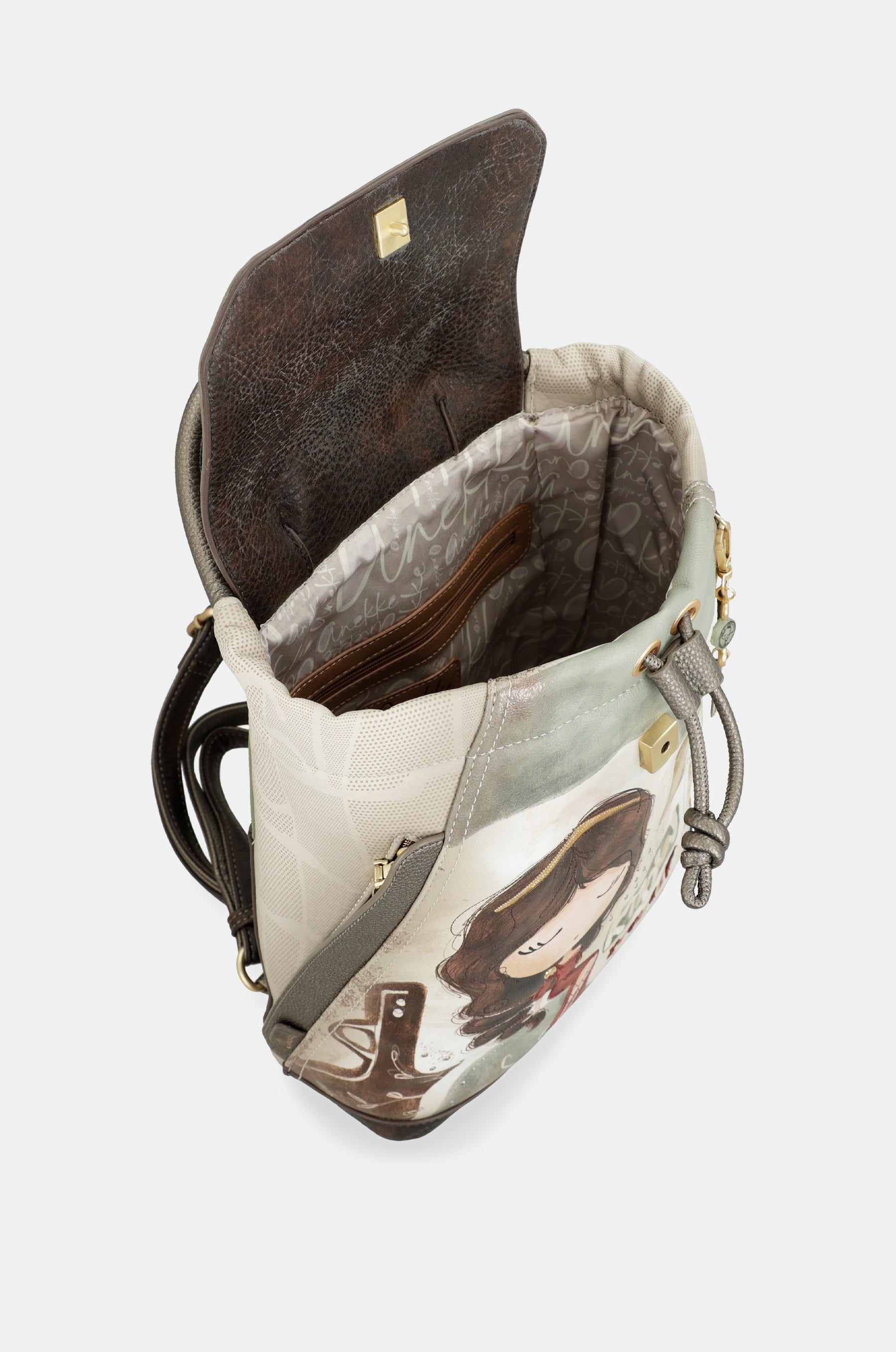 Rucksack mit Überschlag Muse