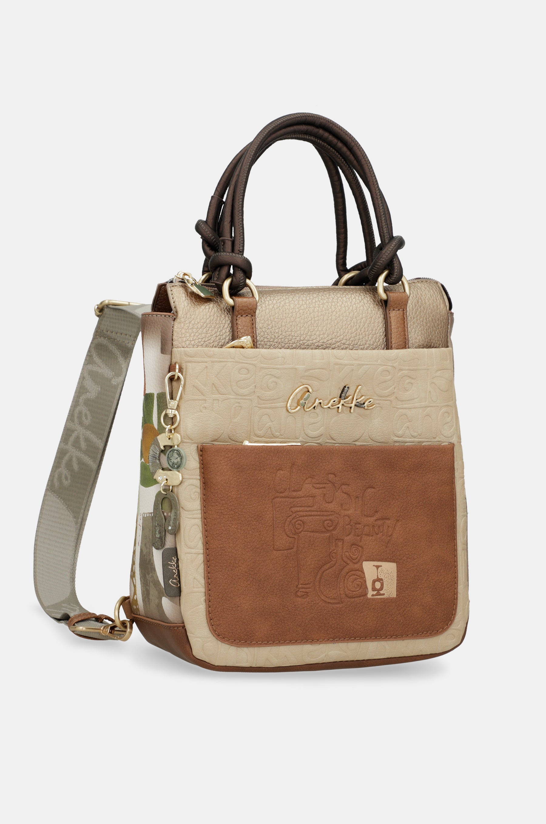 Rucksack mit kurzem Griff Amphora