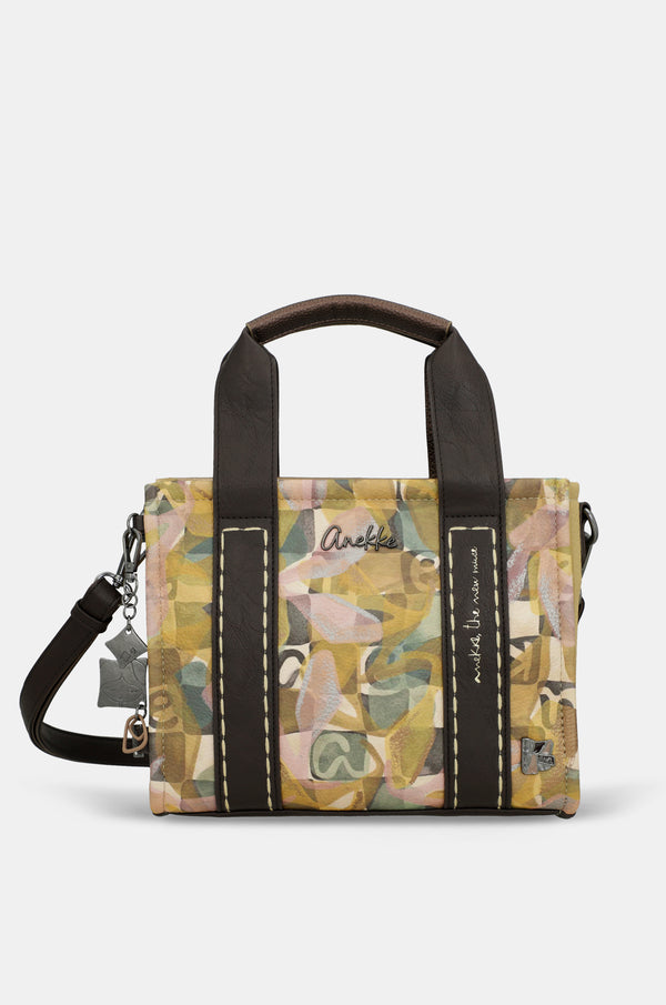Tasche mit zwei Griffen und Umhängeriemen Bloom