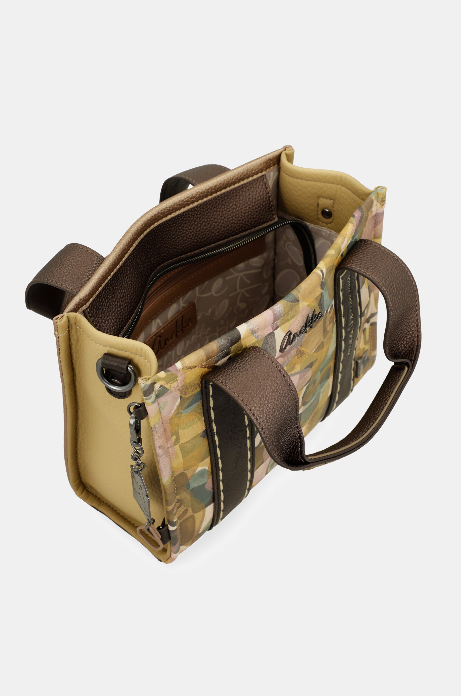 Tasche mit zwei Griffen und Umhängeriemen Bloom