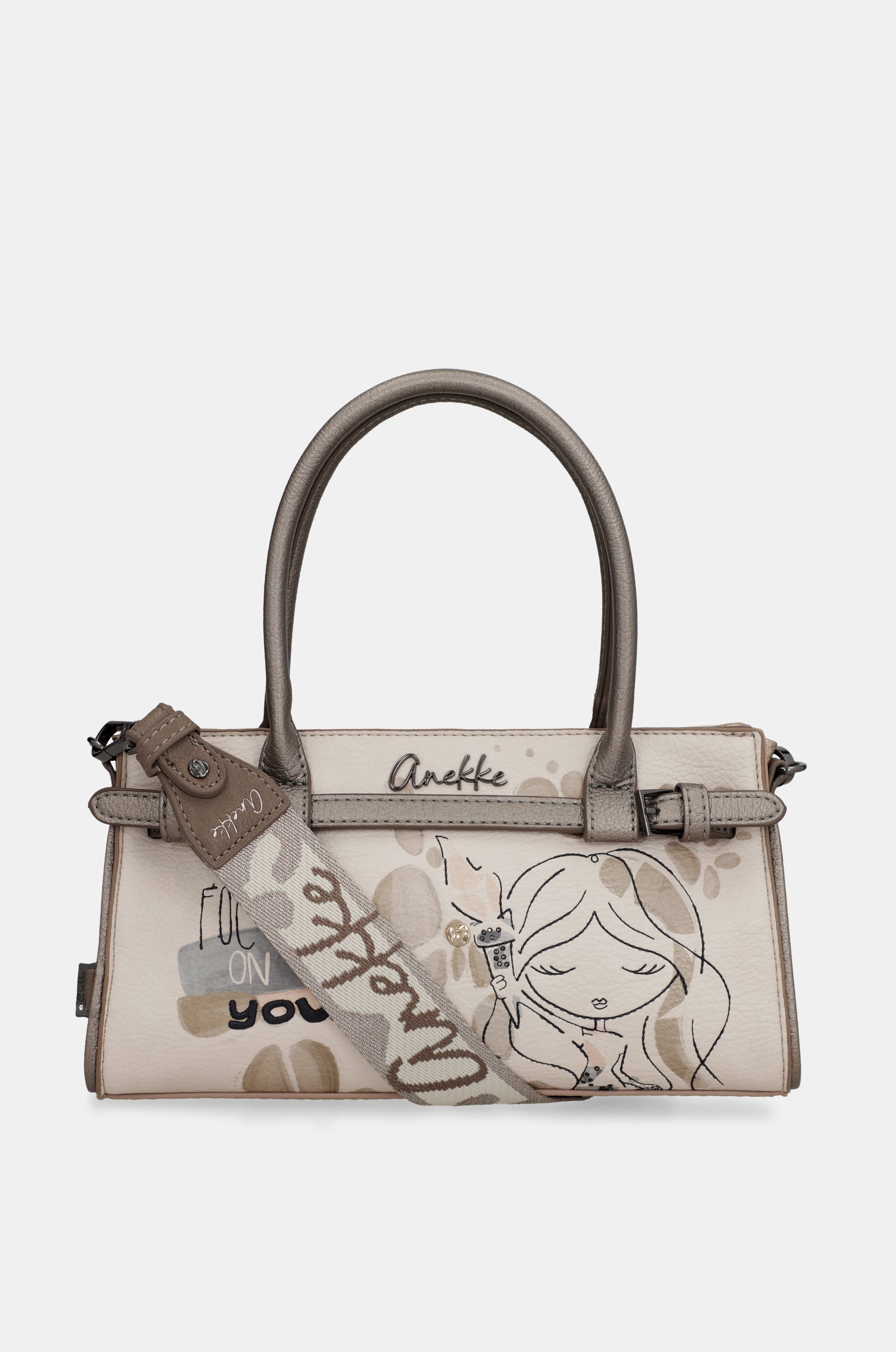 Tasche mit zwei Griffen und Umhängeriemen Olympia