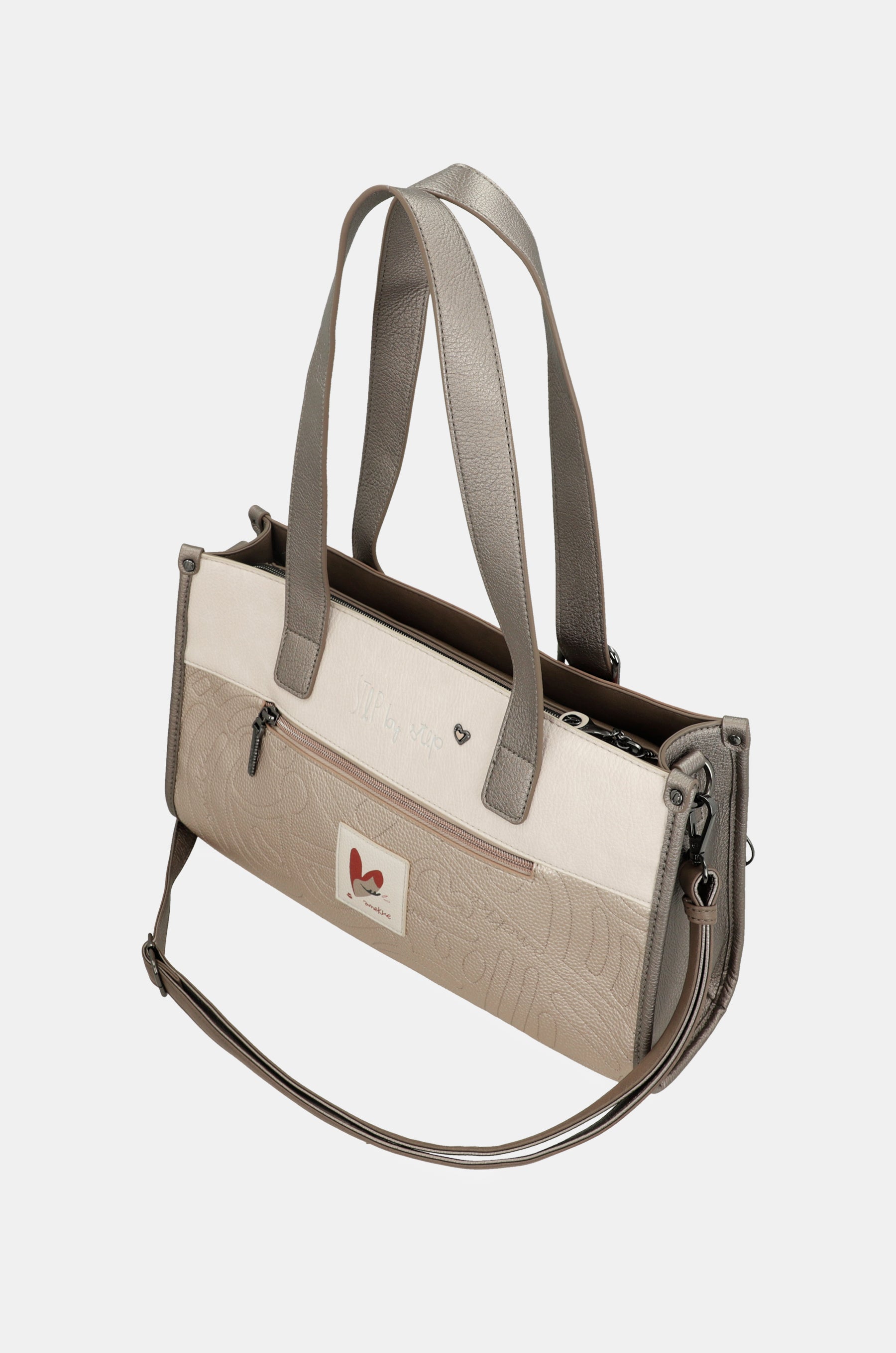 Tasche de zwei Griffen und Umhängeriemen Olympia