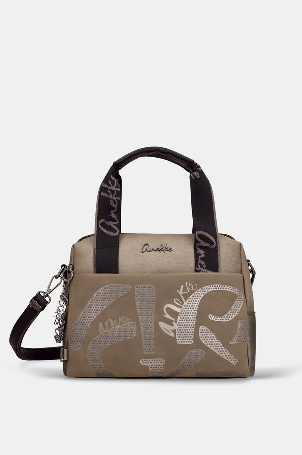 Tasche mit Griff Taupe