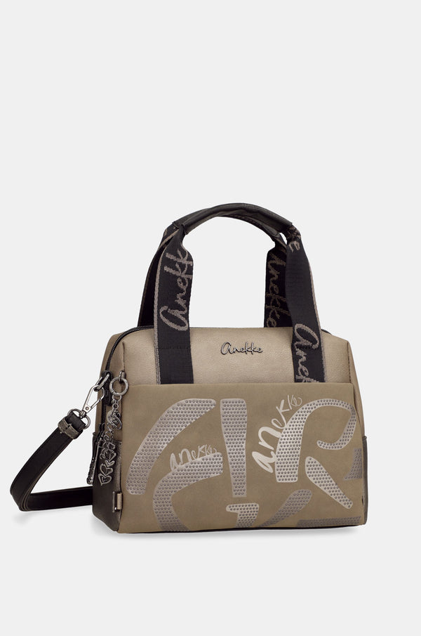 Tasche mit Griff Taupe