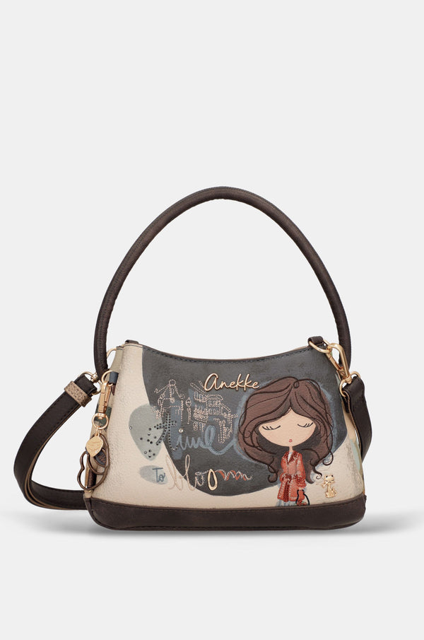 Schultertasche mit Umhängeriemen Tulip