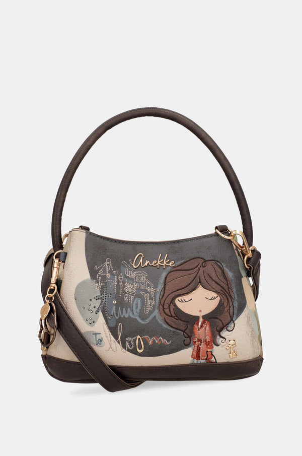 Schultertasche mit Umhängeriemen Tulip