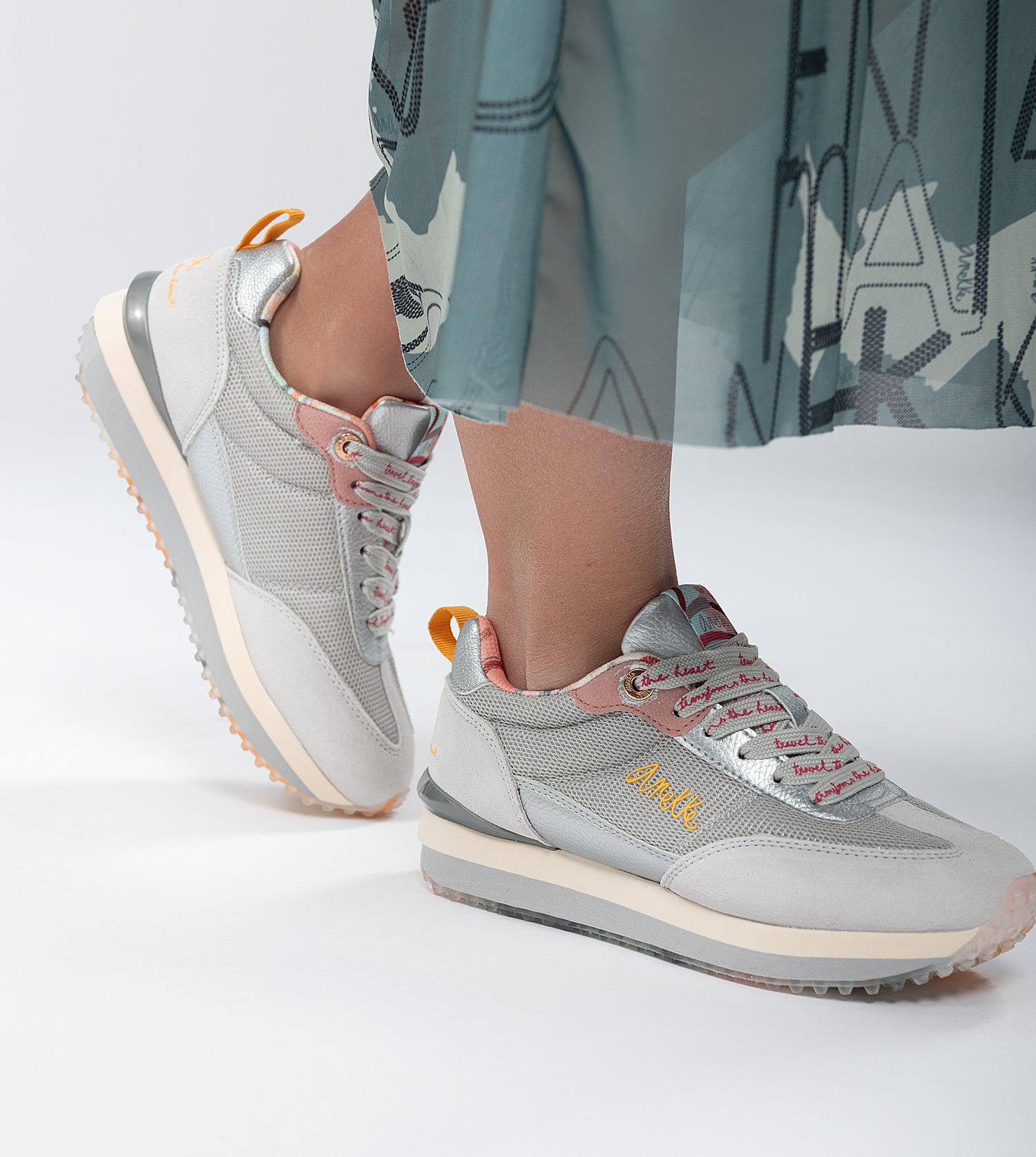 Sneakers Smart Silber